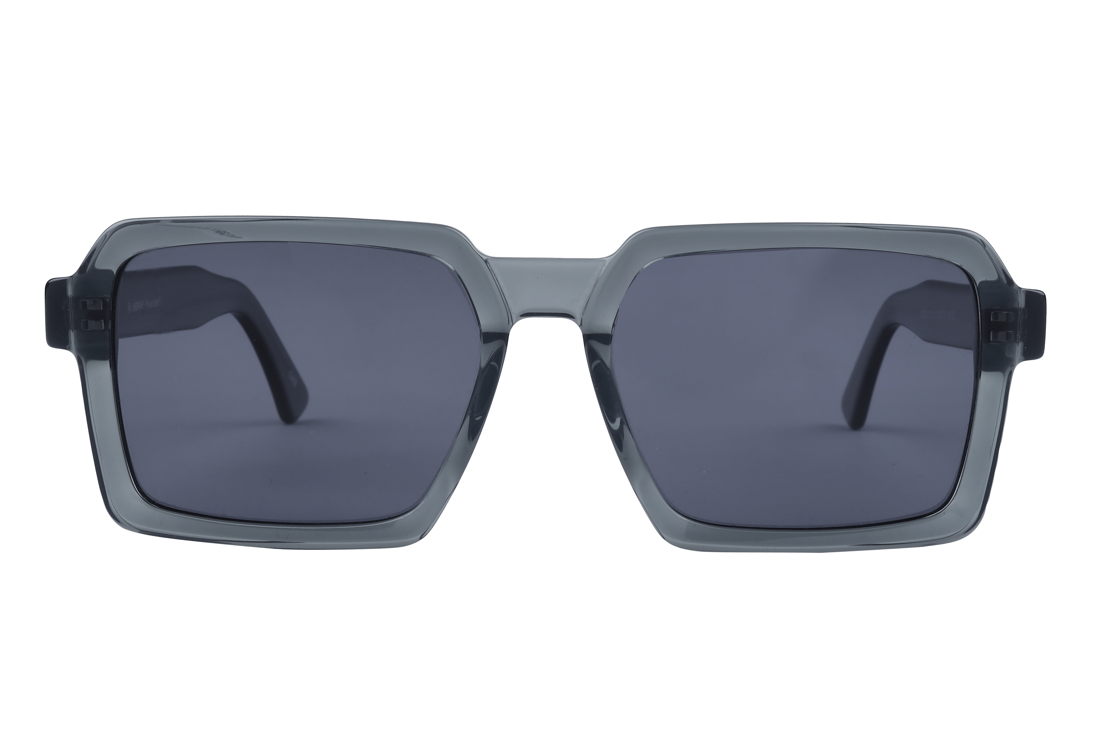 Inspira BOA1187 Sunglass Transparent Grey Male Full Shell Sunglass — Transparent Grey frame — view 2