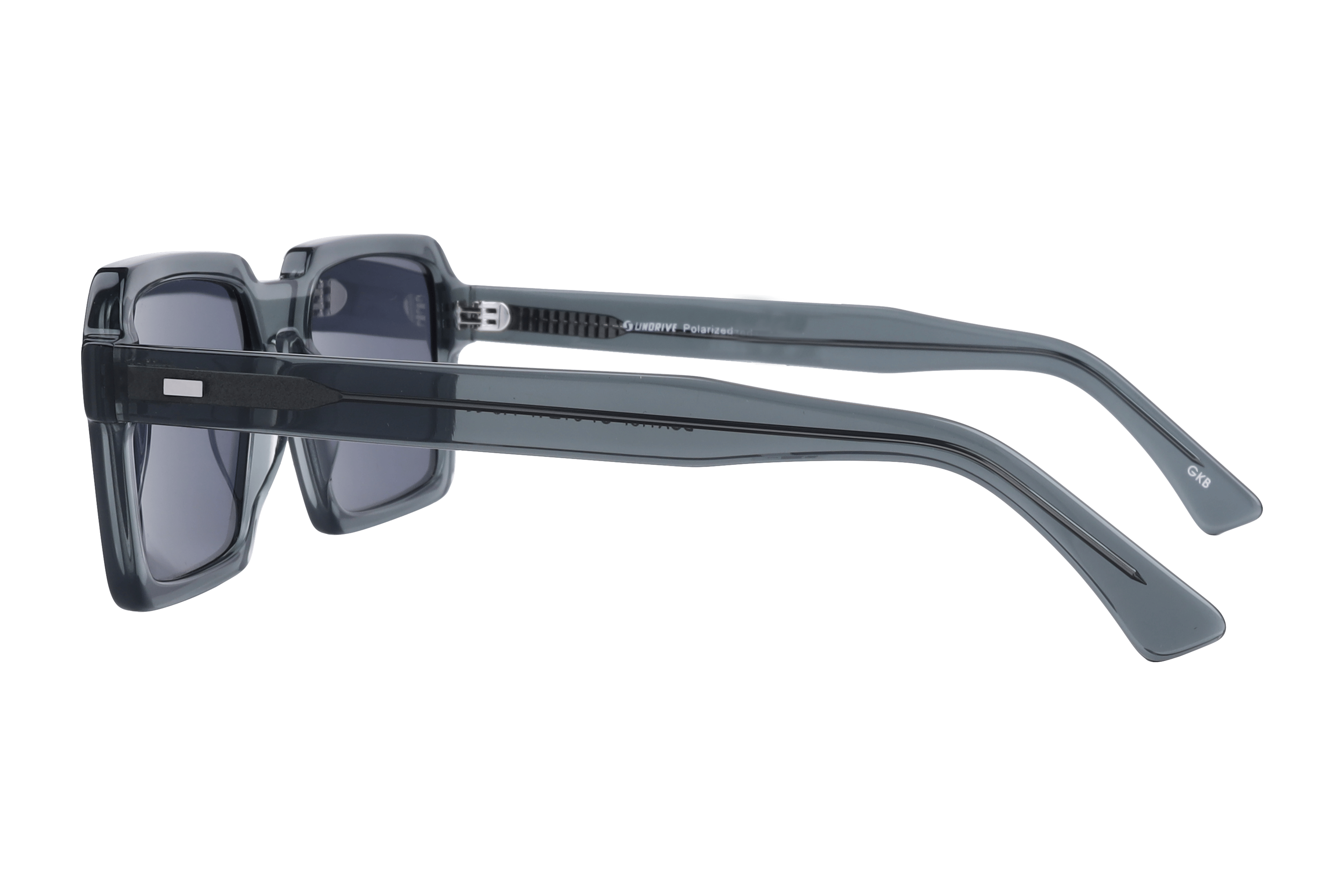 Inspira BOA1187 Sunglass Transparent Grey Male Full Shell Sunglass — Transparent Grey frame — view 3