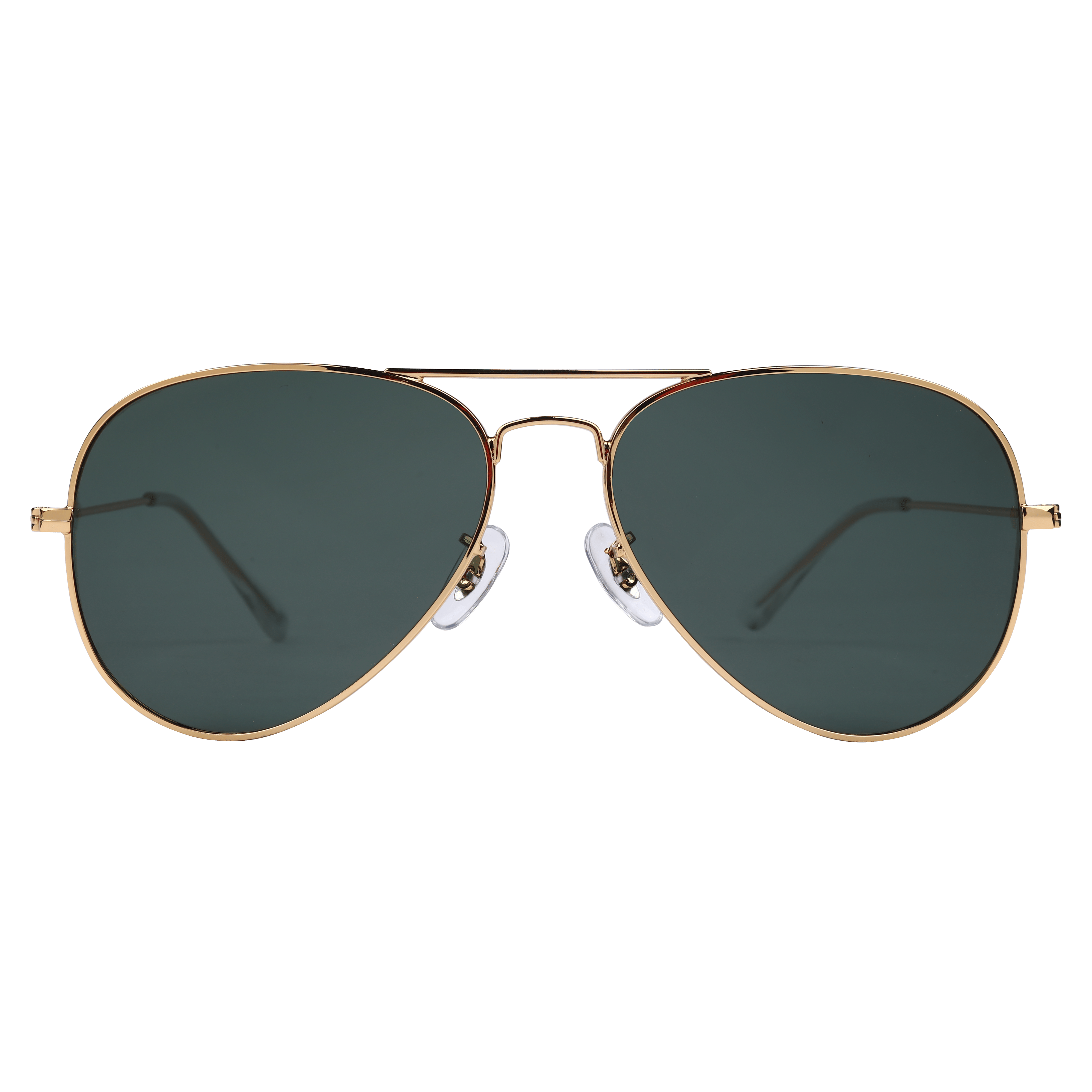 Inspira AK17019M Sunglass Gold Unisex Full Metal Sunglass — Gold frame — view 2