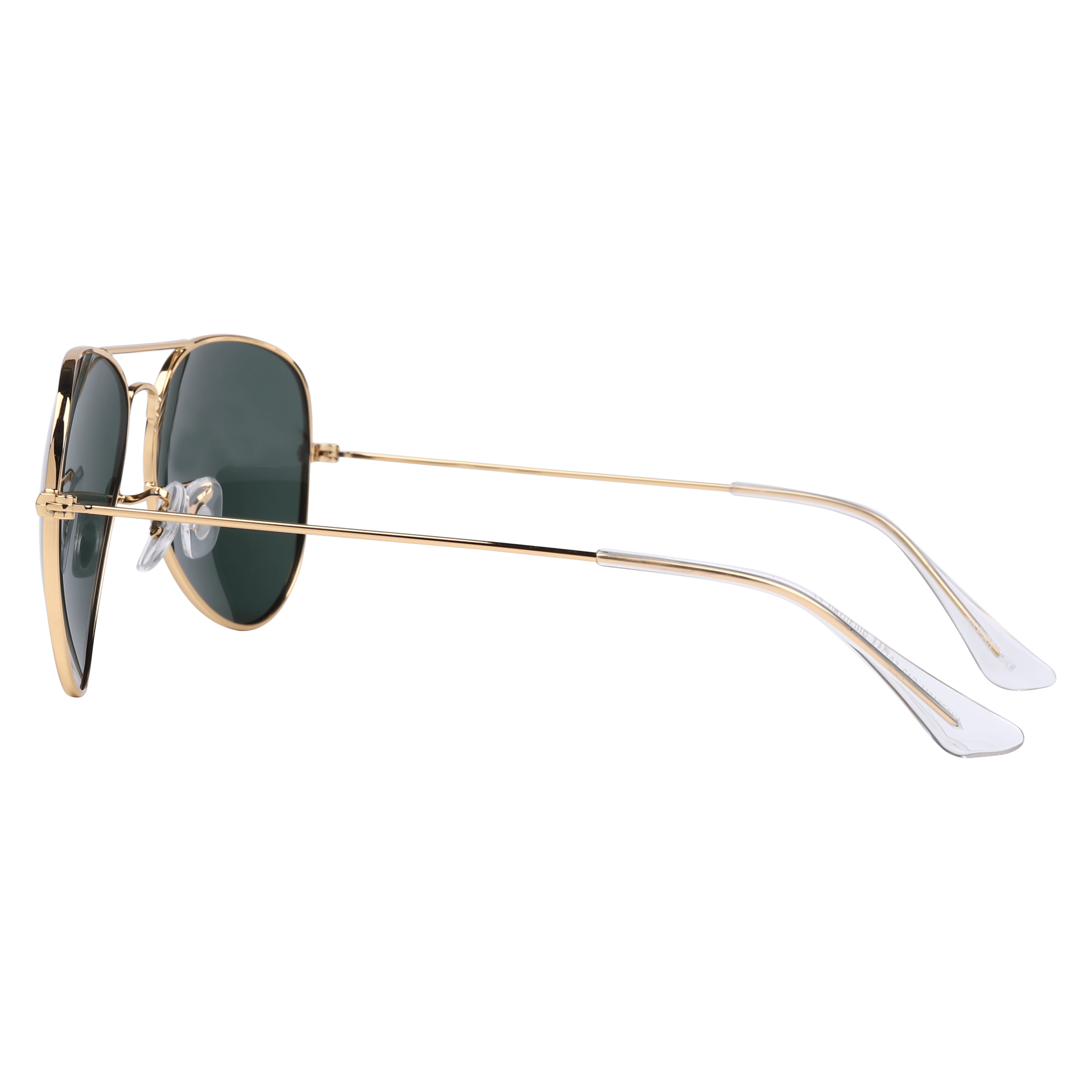 Inspira AK17019M Sunglass Gold Unisex Full Metal Sunglass — Gold frame — view 3