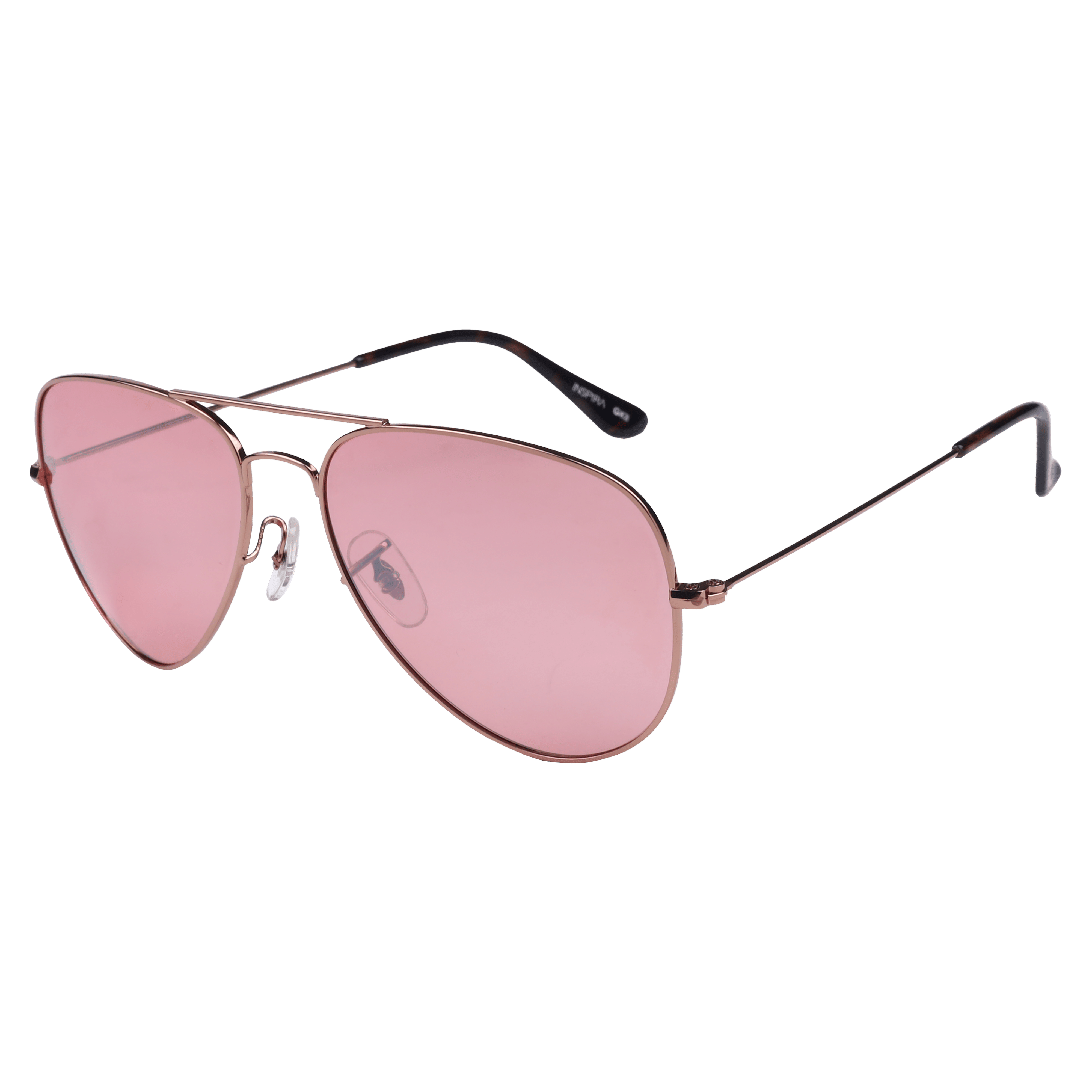 Inspira 17019M Sunglass Brown Unisex Full Metal — Brown frame