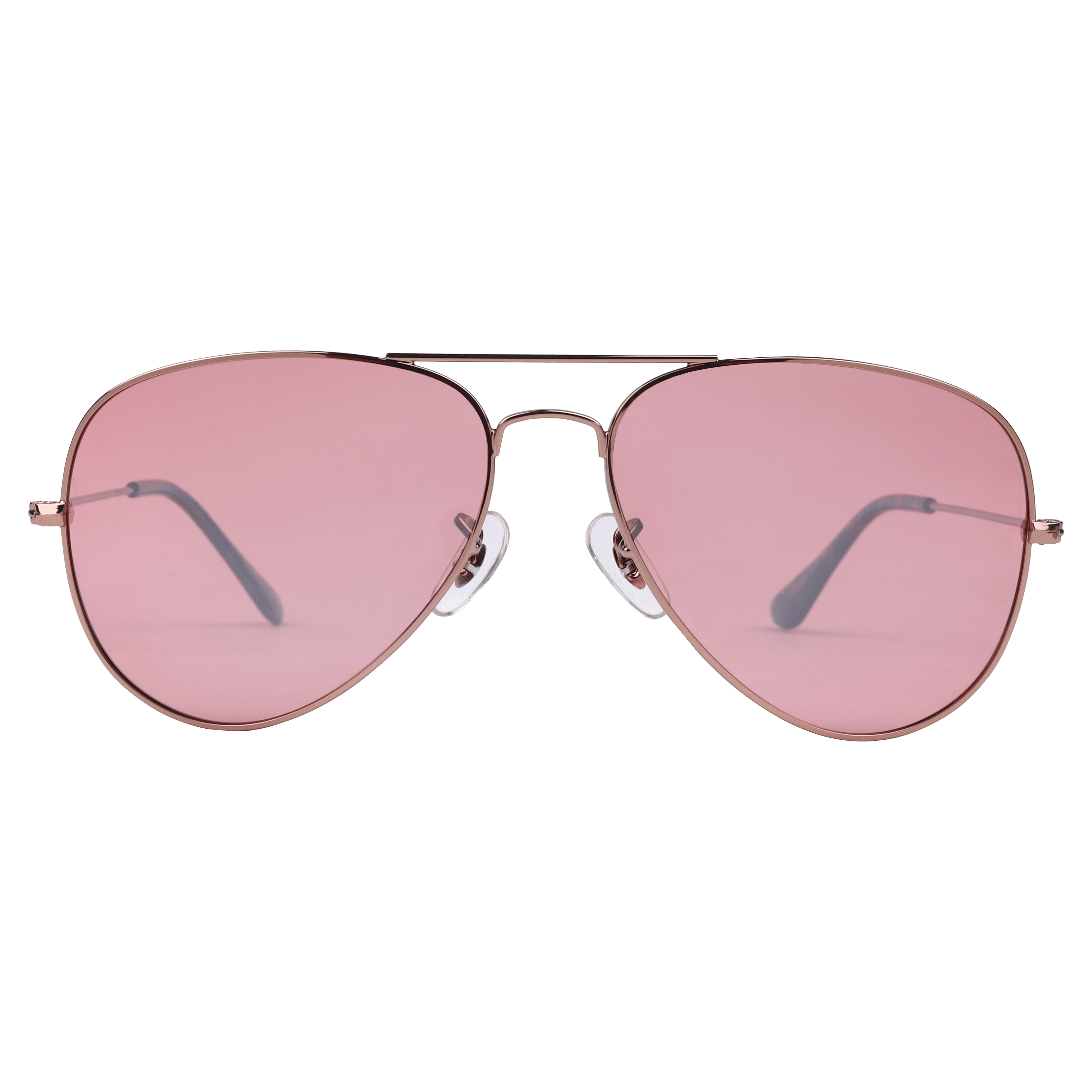 Inspira 17019M Sunglass Brown Unisex Full Metal Sunglass — Brown frame — view 2