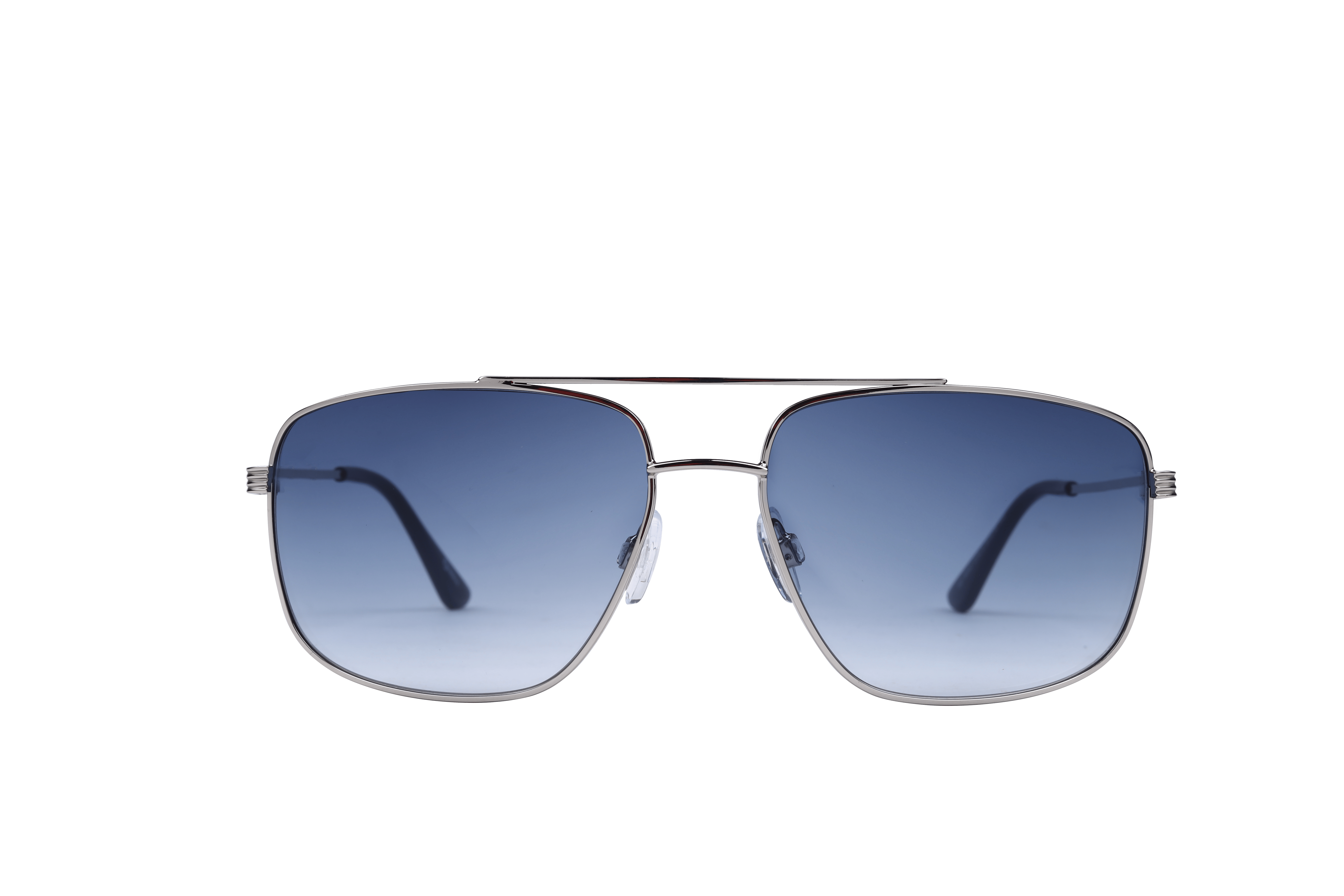 Inspira S993 Sunglass Silver Male Full Metal Sunglass — Silver frame — view 2