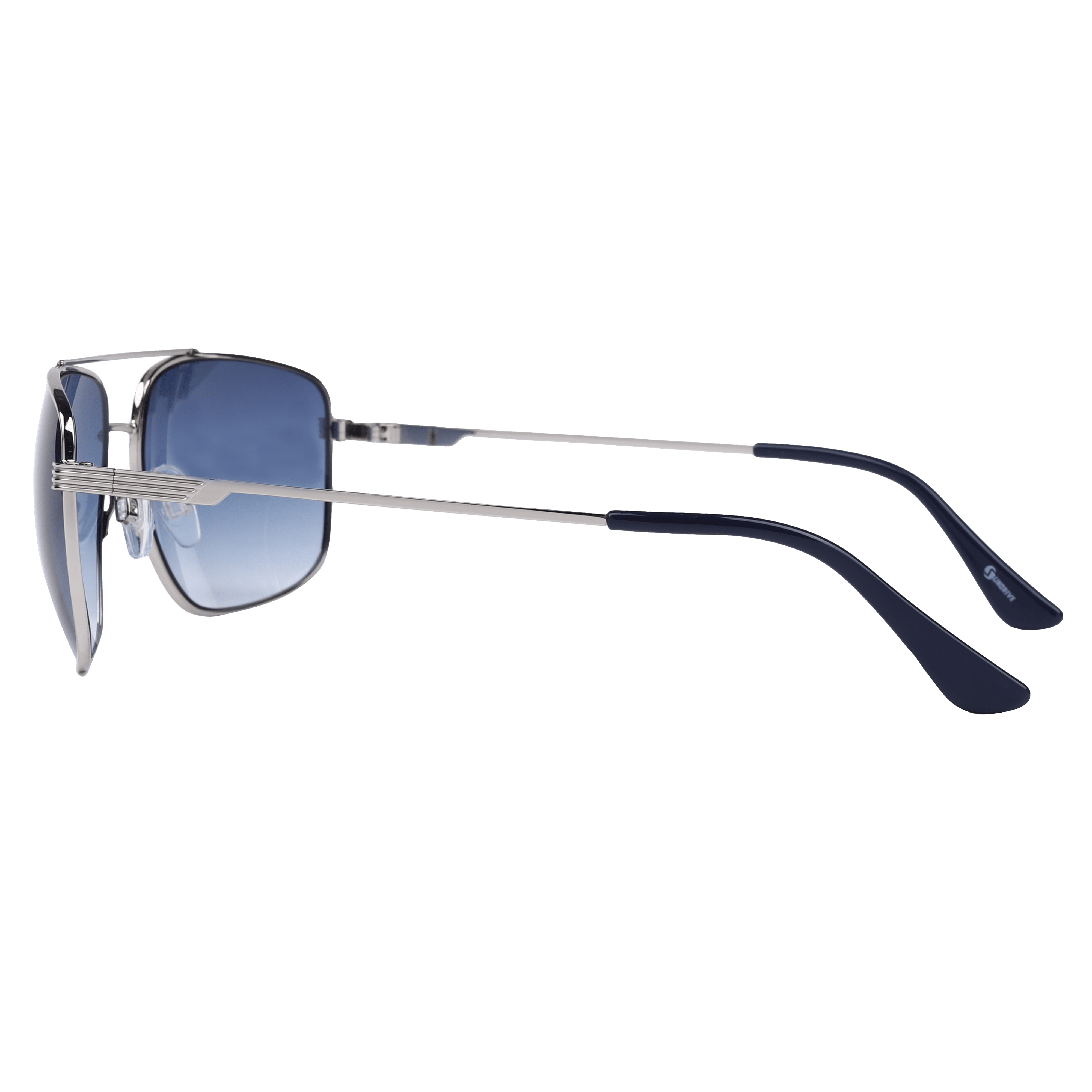 Inspira S993 Sunglass Silver Male Full Metal Sunglass — Silver frame — view 3