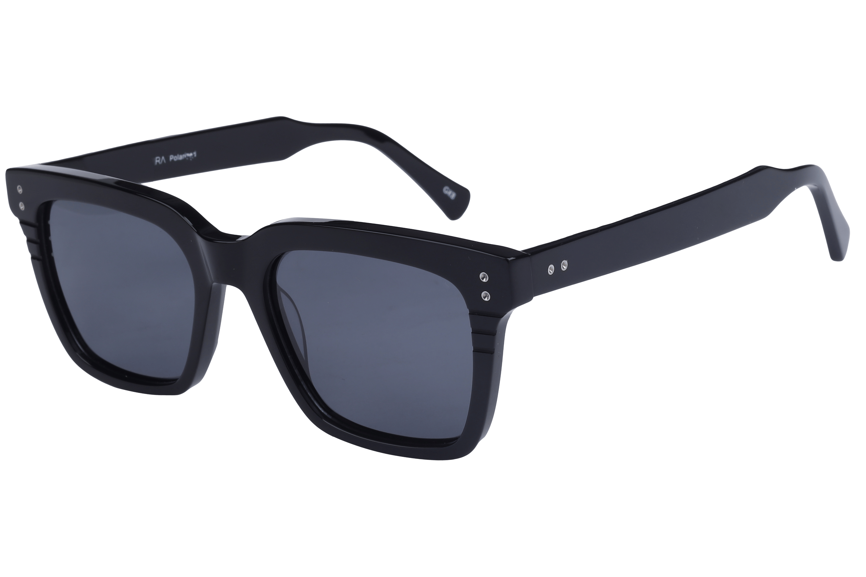 Inspira VS6528 Sunglass Black Male Full Shell — Black frame