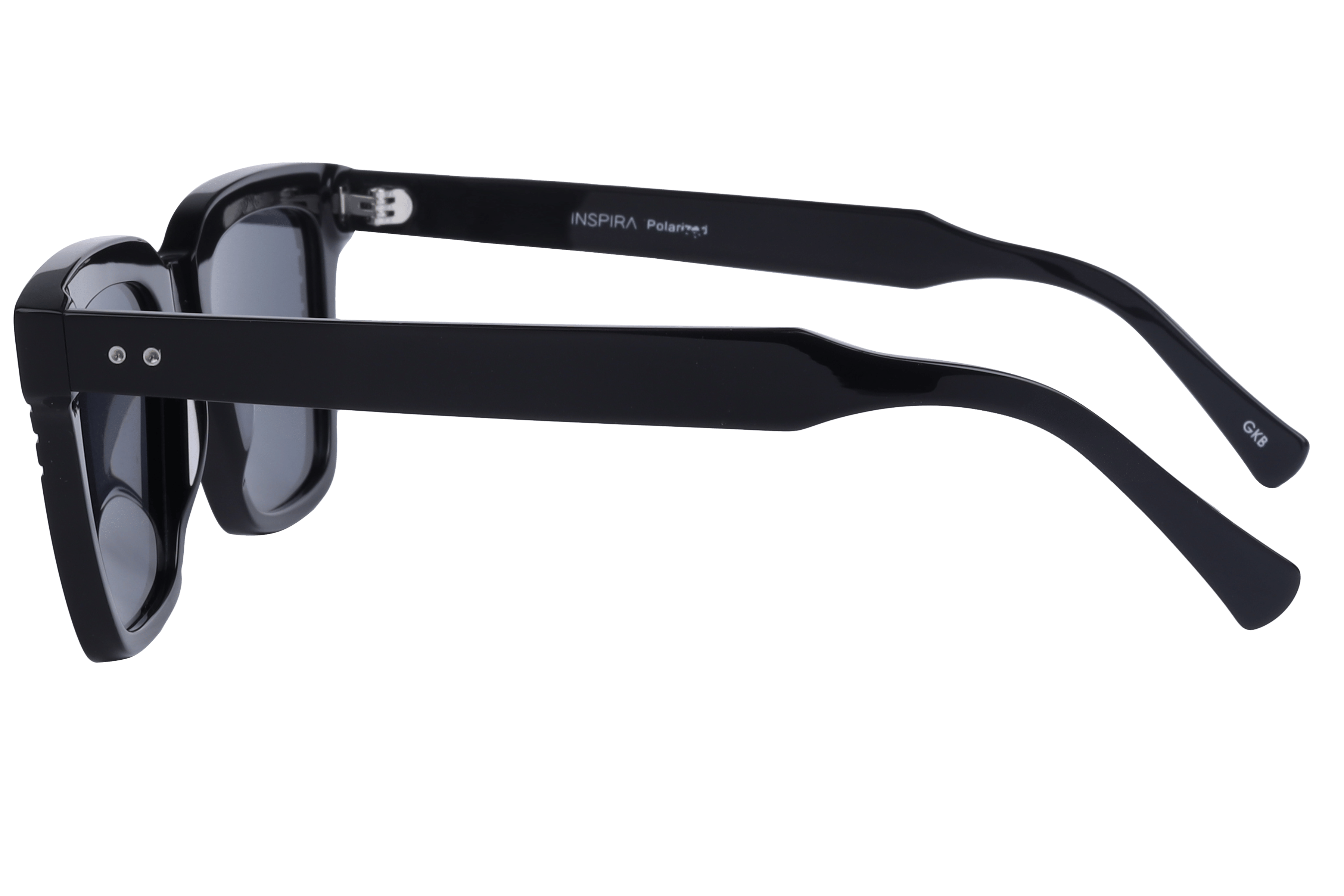 Inspira VS6528 Sunglass Black Male Full Shell Sunglass — Black frame — view 3