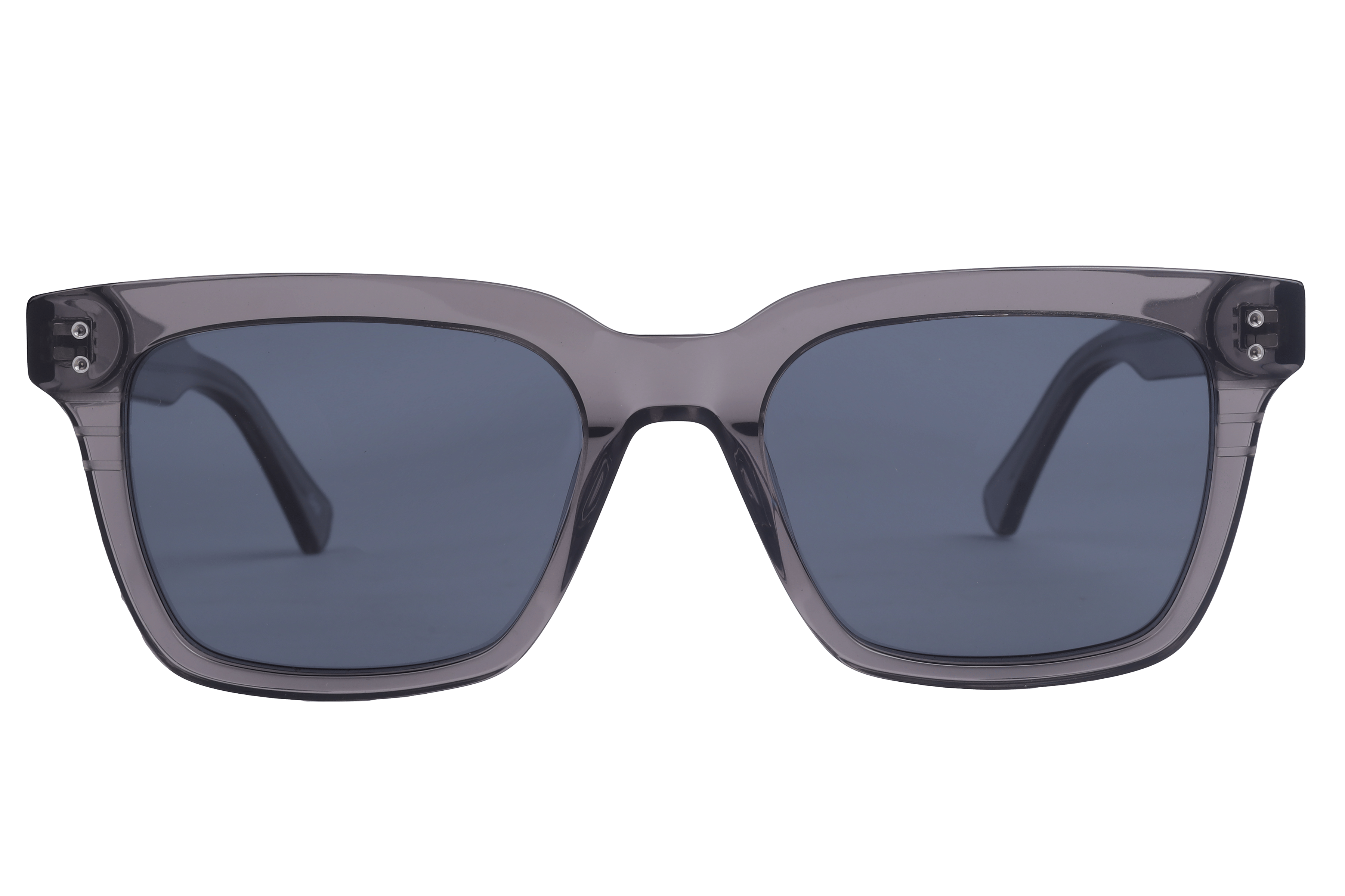 Inspira VS6528 Sunglass Transparent Grey Male Full Shell Sunglass — Transparent Grey frame — view 2