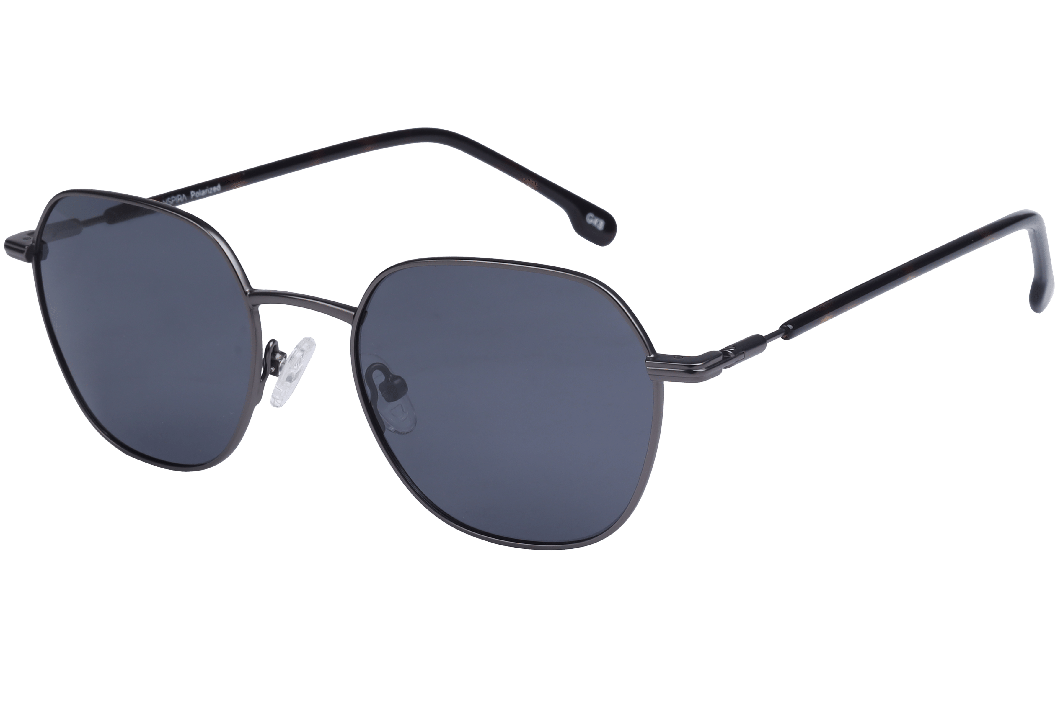 Inspira VS6516 Sunglass Gun Metal Unisex Full Metal — Rose Gold frame