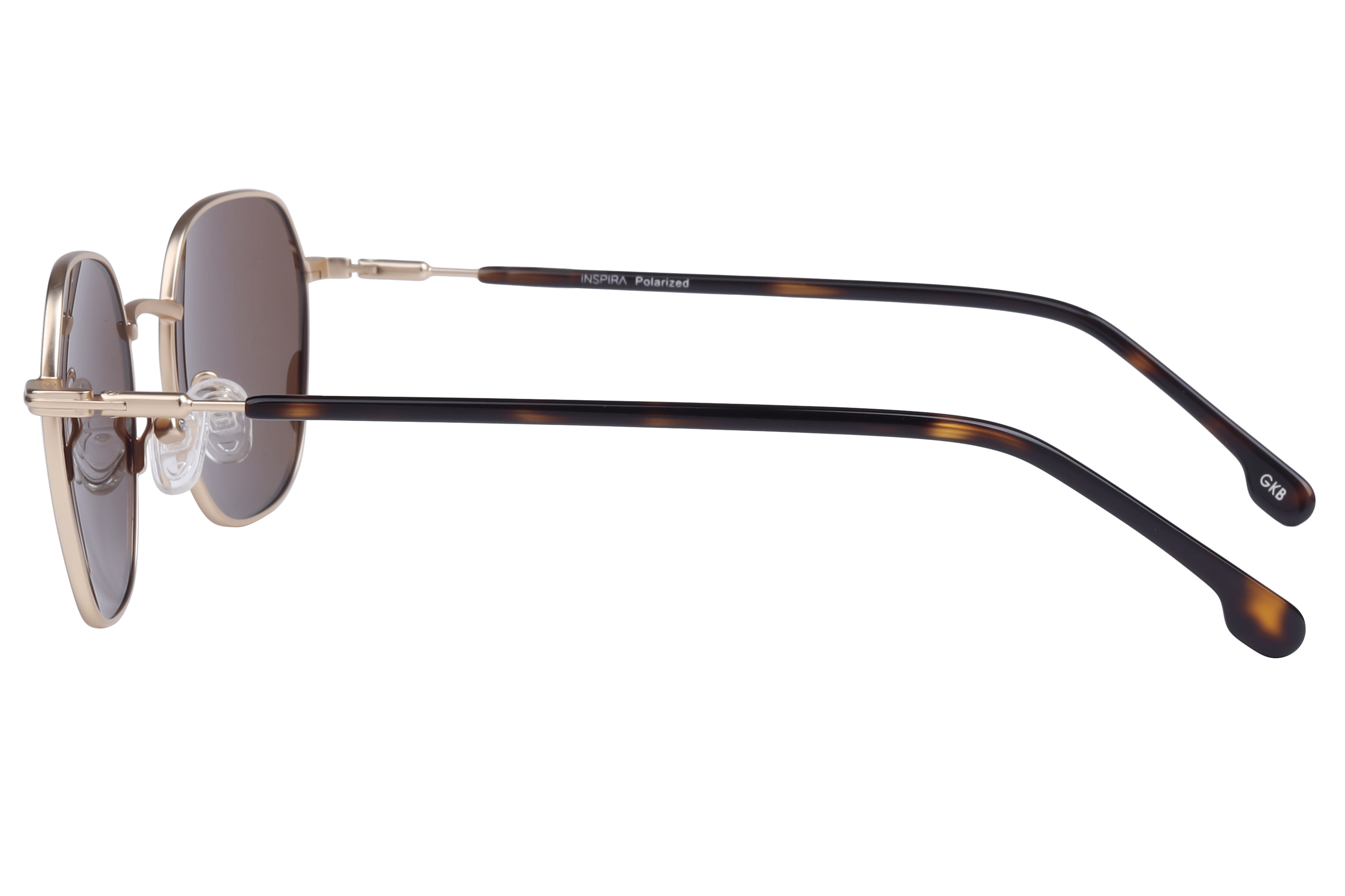 Inspira VS6516 Sunglass Rose Gold Unisex Full Metal Sunglass — Rose Gold frame — view 3
