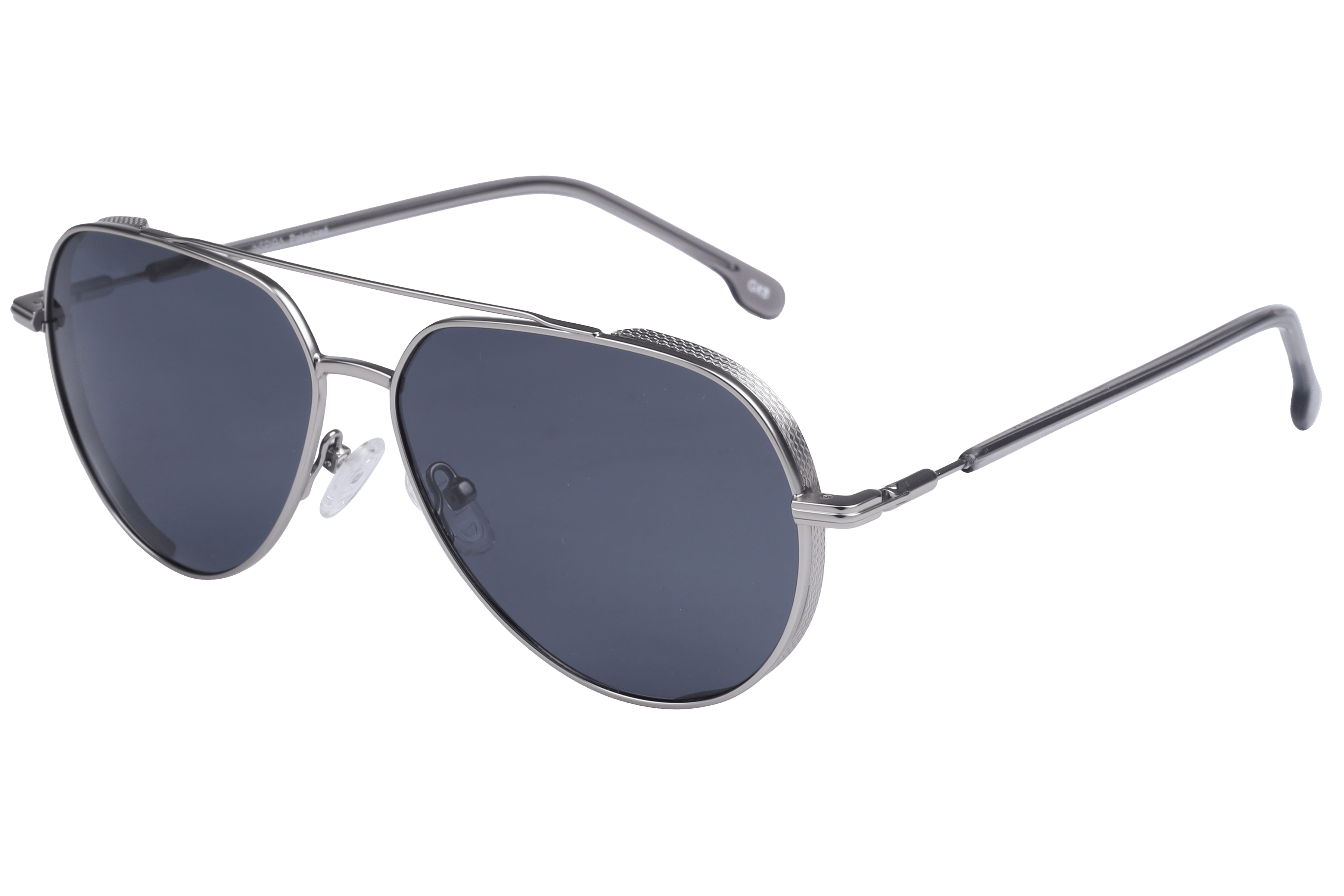 Inspira VS7011 Sunglass Silver Unisex Full Metal — Silver frame
