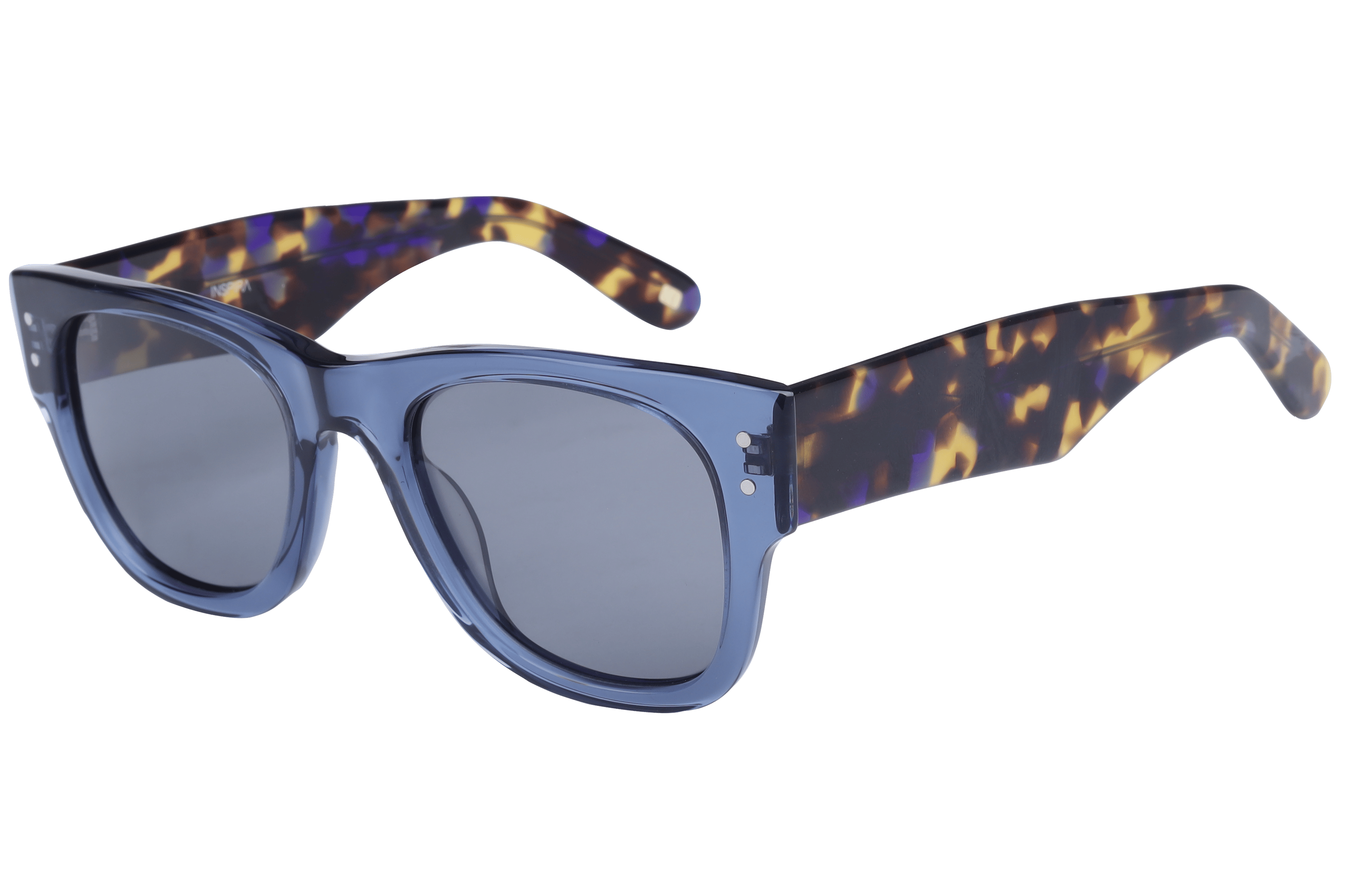 Inspira AT8732 Sunglass Transparent Blue Male Full Shell — Transparent Blue frame