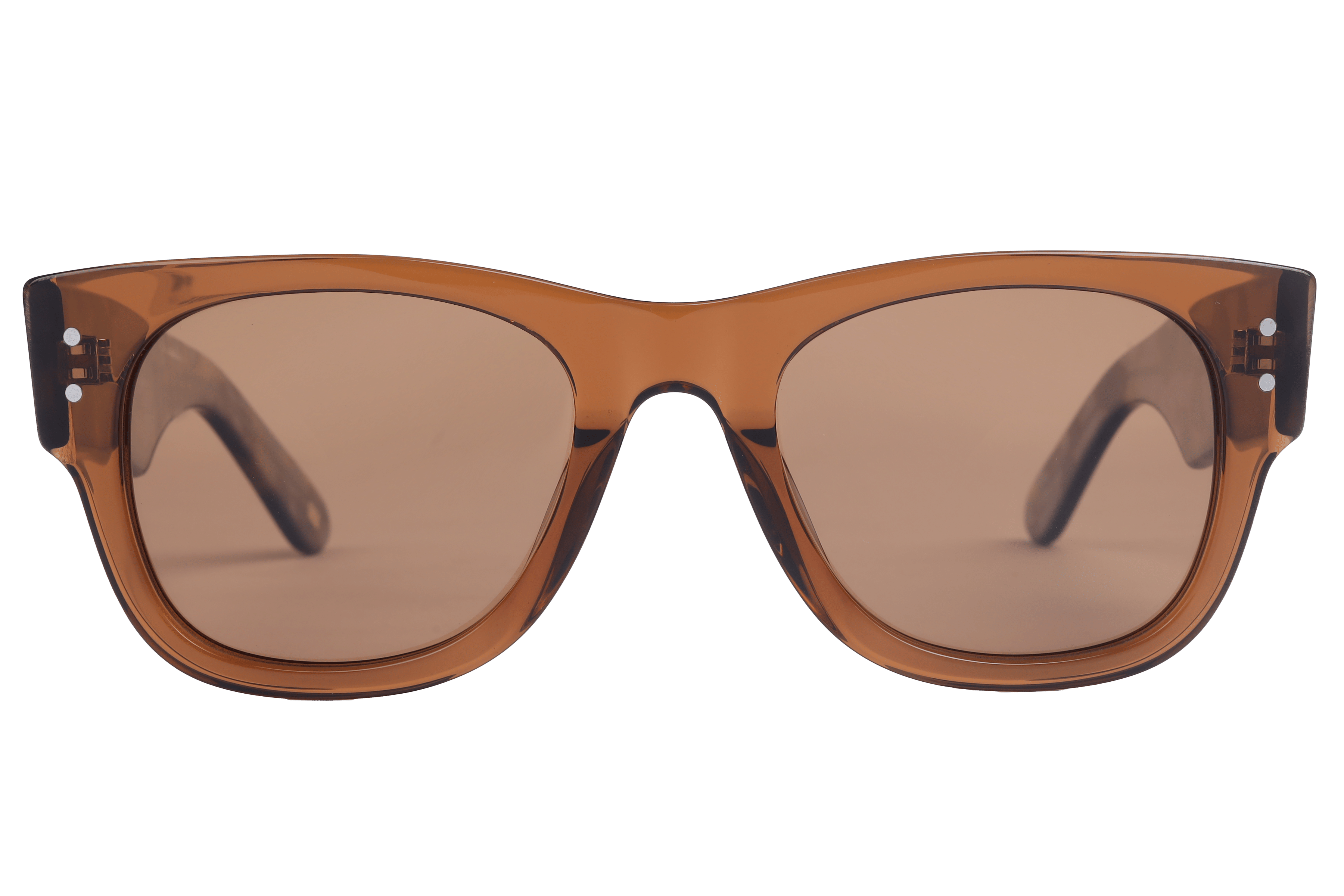 Inspira AT8732 Sunglass Transparent Brown Male Full Shell Sunglass — Transparent Brown frame — view 2