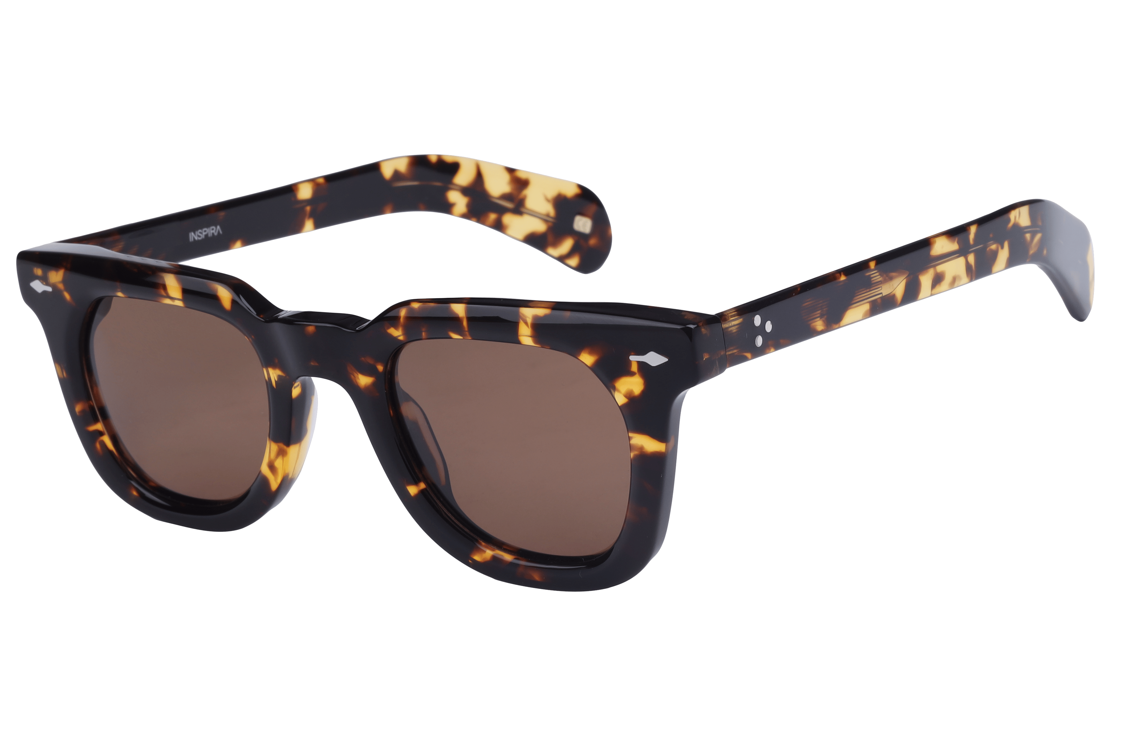 Inspira AT8633 Sunglass Havana Unisex Full Shell — Havana frame