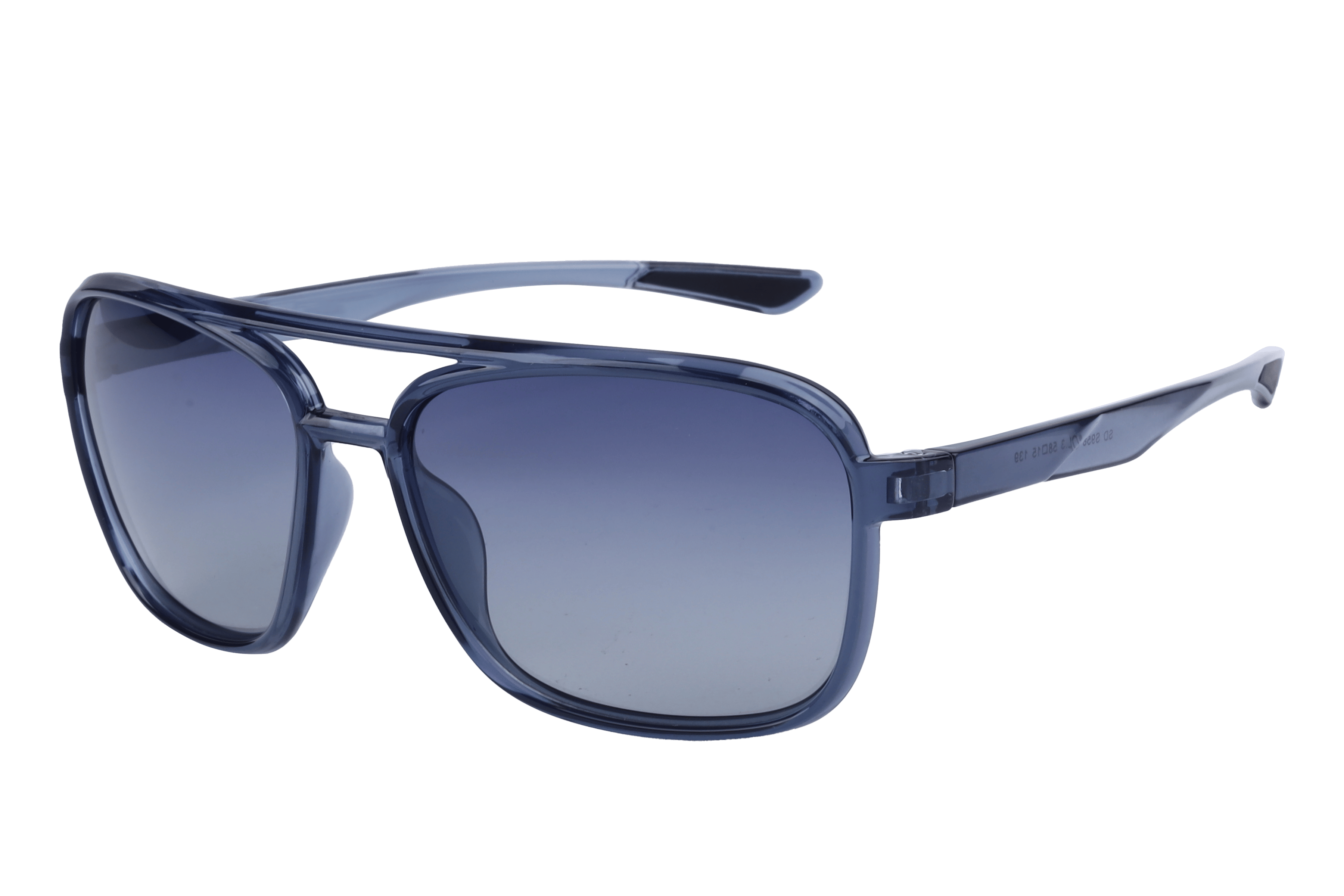 Inspira S958 Sunglass Transparent Blue Male Full Shell — Transparent Blue frame