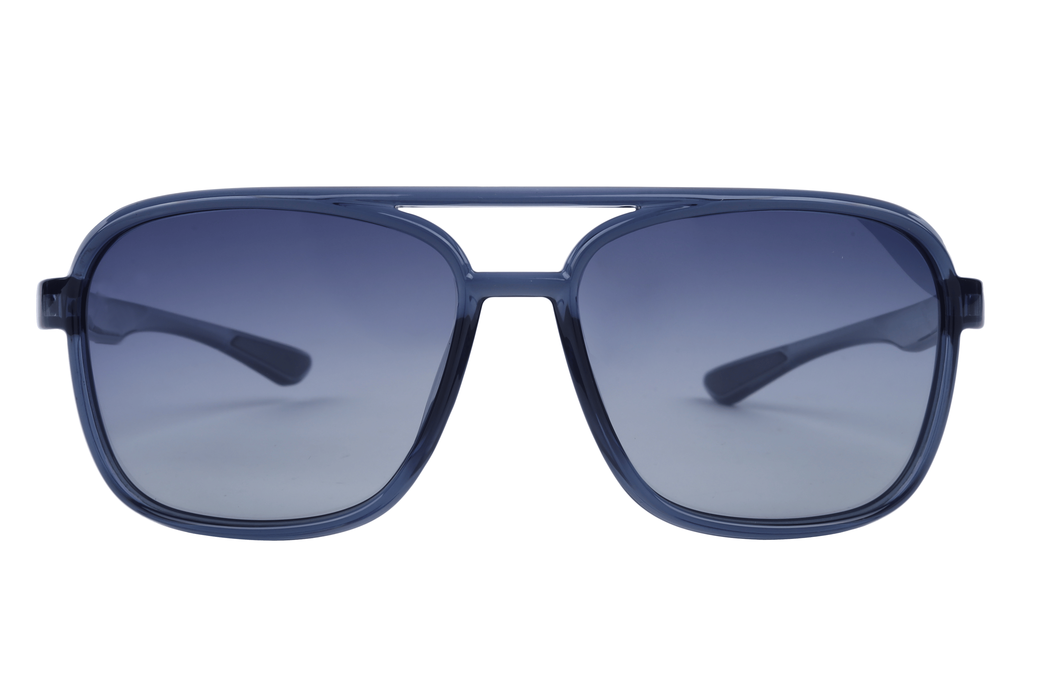 Inspira S958 Sunglass Transparent Blue Male Full Shell Sunglass — Transparent Blue frame — view 2