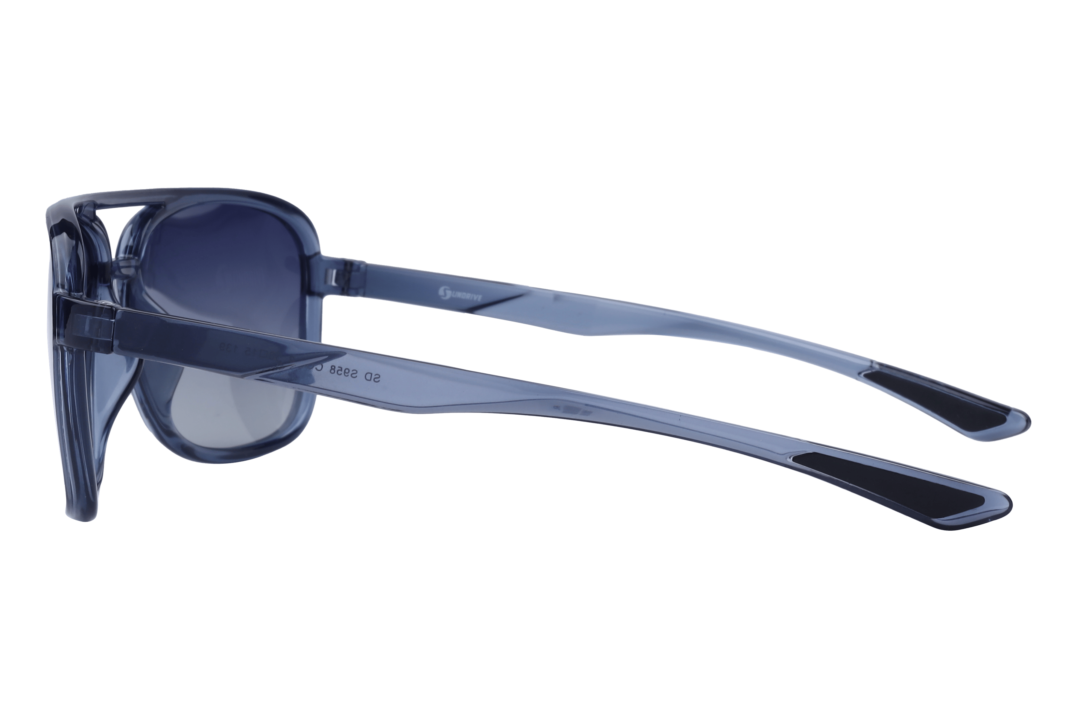 Inspira S958 Sunglass Transparent Blue Male Full Shell Sunglass — Transparent Blue frame — view 3