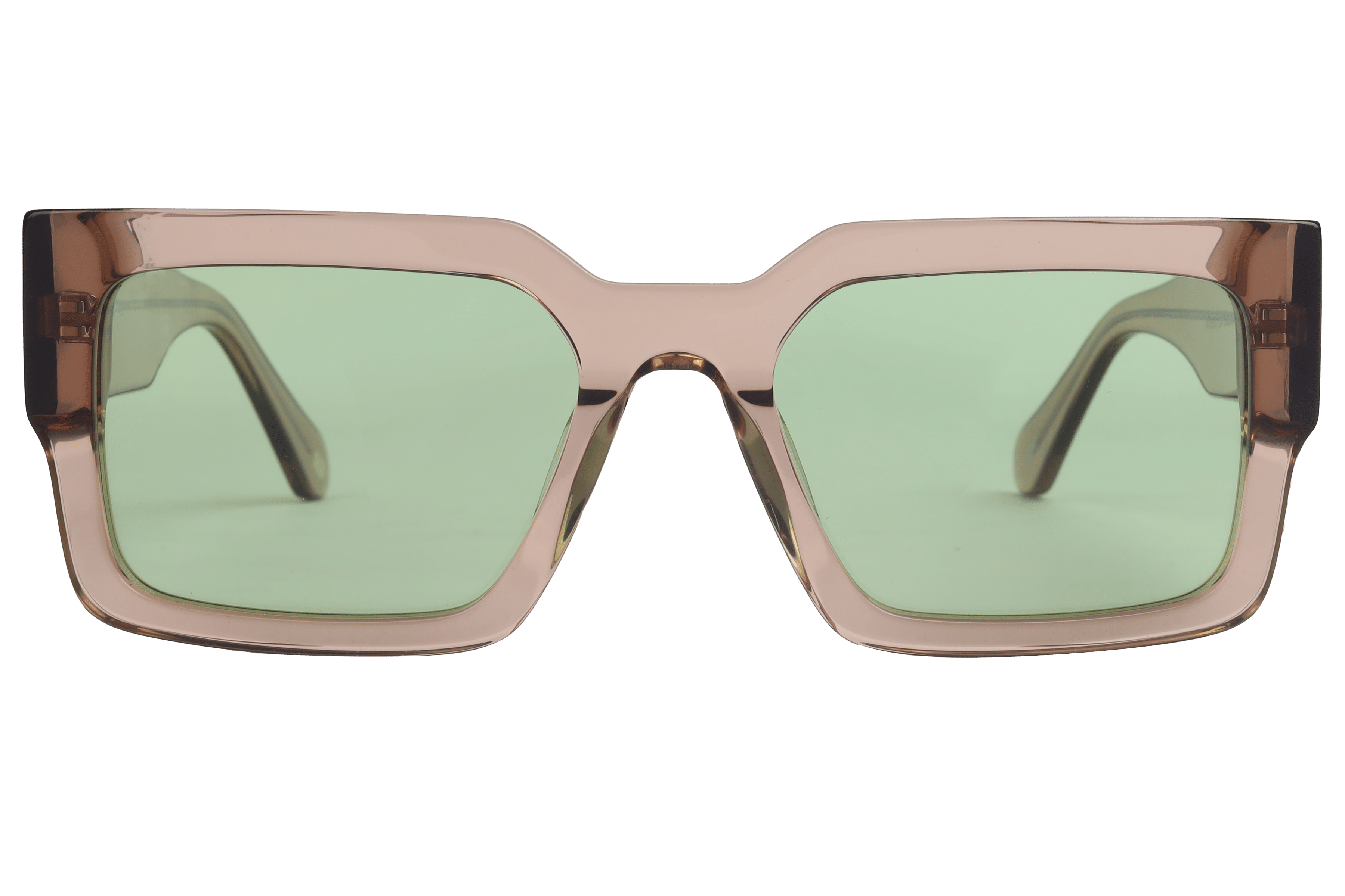 Inspira AT8531 Sunglass Transparent Brown Unisex Full Shell Sunglass — Transparent Brown frame — view 2