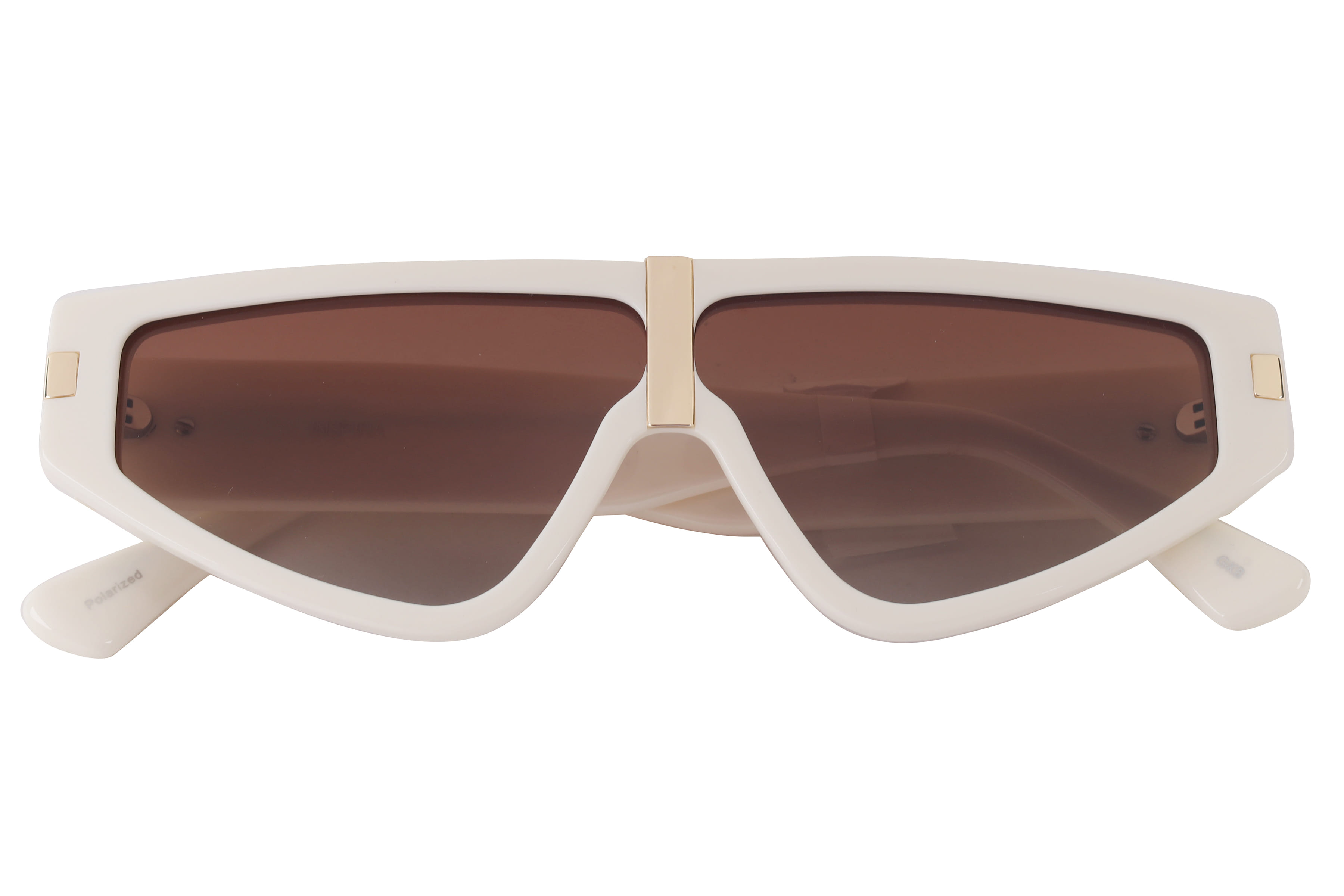 Inspira ATM1383 Sunglass White Unisex Full Shell Sunglass — White frame — view 4