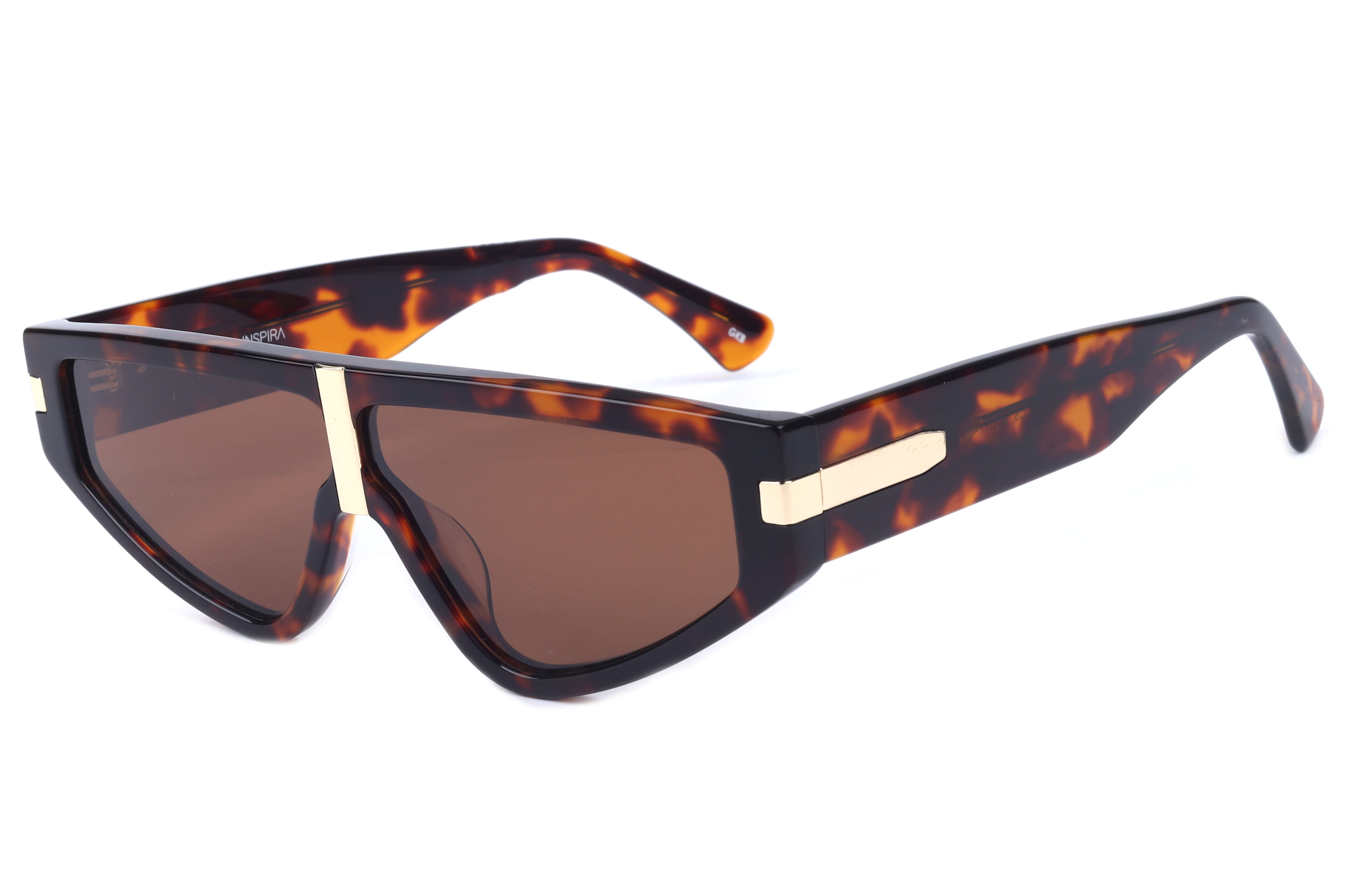 Inspira ATM1383 Sunglass Havana Unisex Full Shell Sunglass — Havana frame — view 1