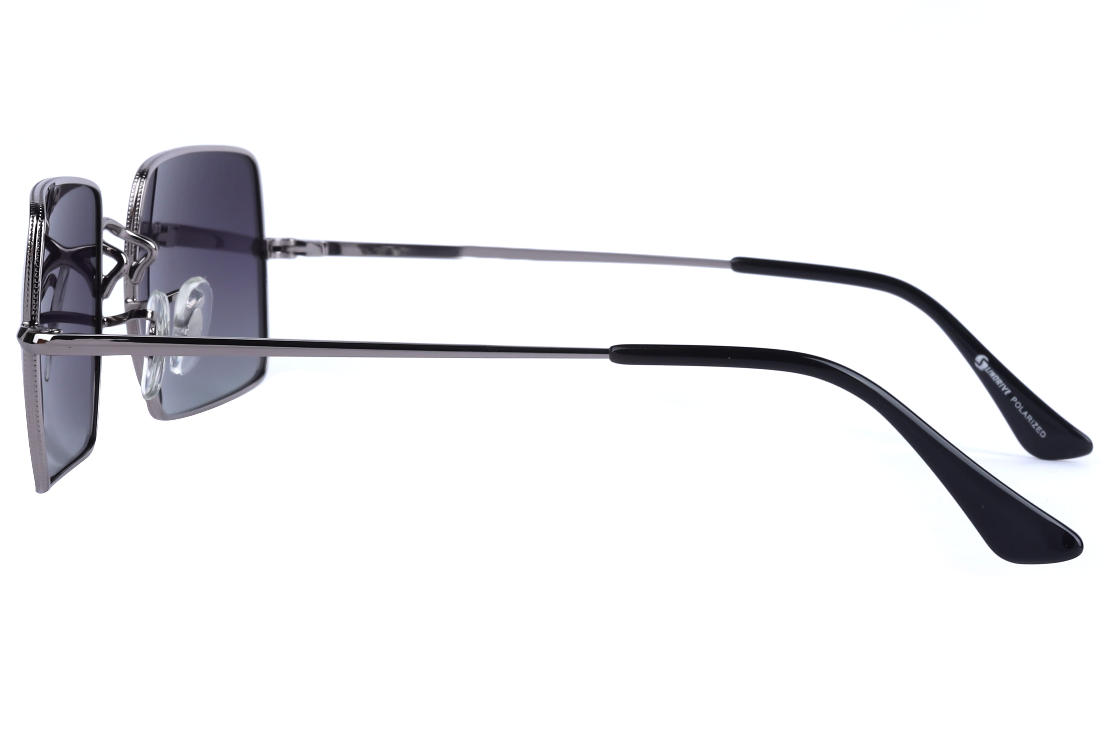 Inspira AK17186 Sunglass Gun Metal Unisex Full Metal Sunglass — Gun Metal frame — view 2