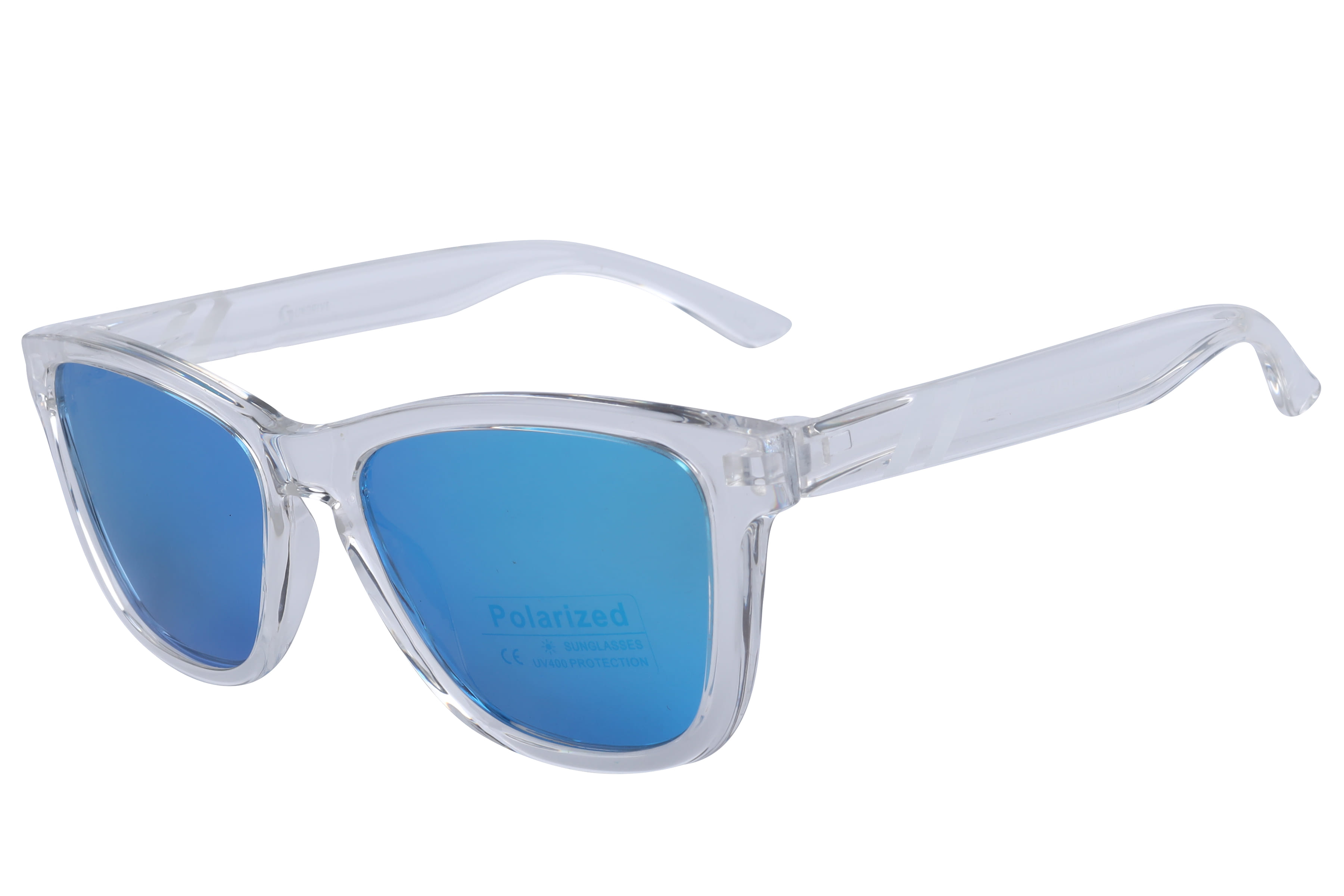Inspira PL610 Sunglass Transparent Male Full Shell Sunglass — Transparent frame — view 1
