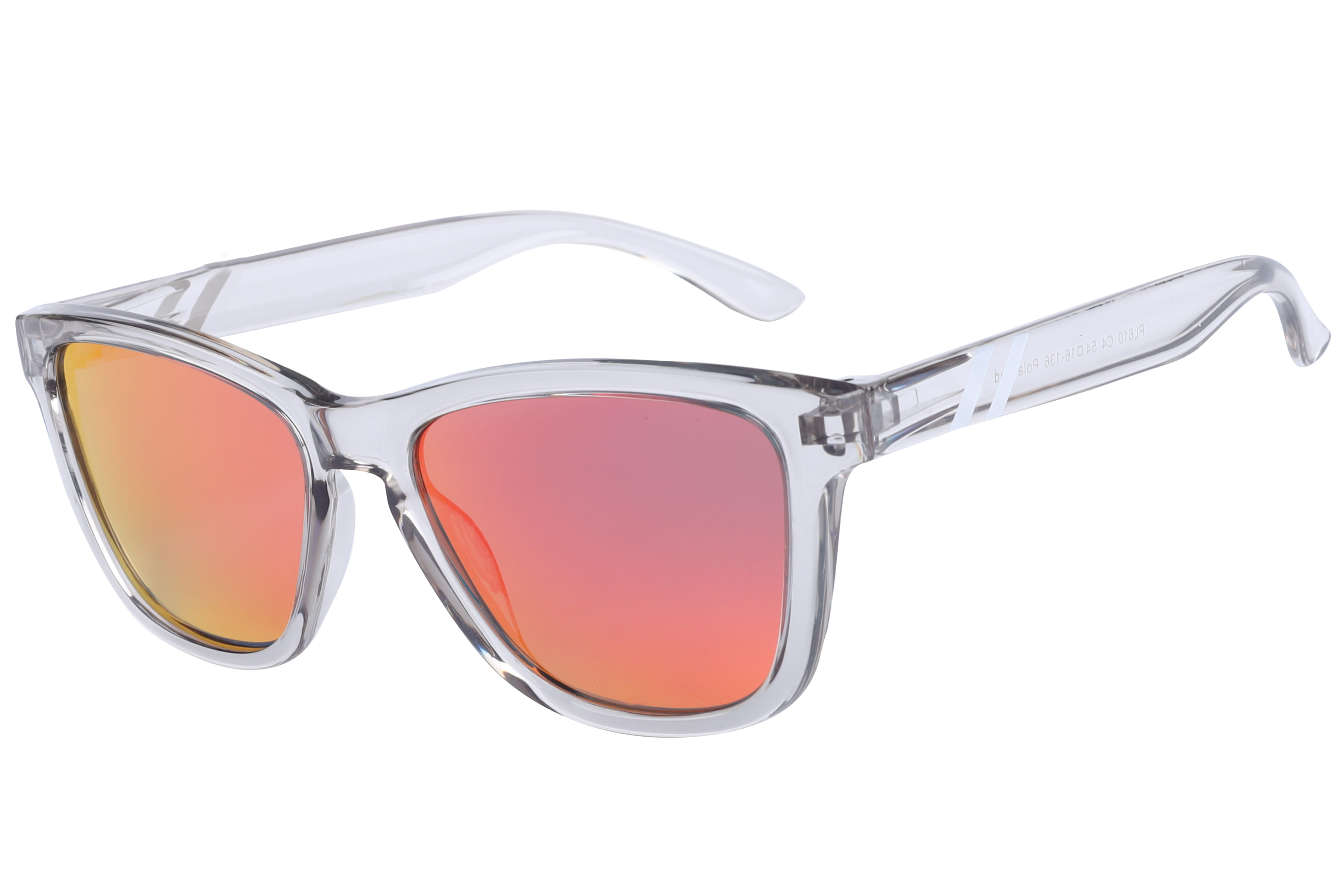 Inspira PL610 Sunglass Transparent Grey Male Full Shell Sunglass — Transparent Grey frame — view 1