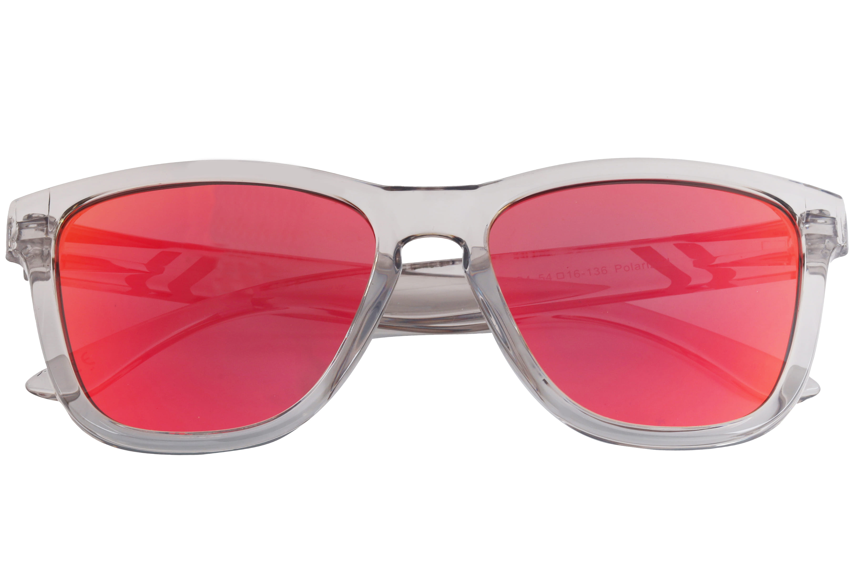 Inspira PL610 Sunglass Transparent Grey Male Full Shell Sunglass — Transparent Grey frame — view 4