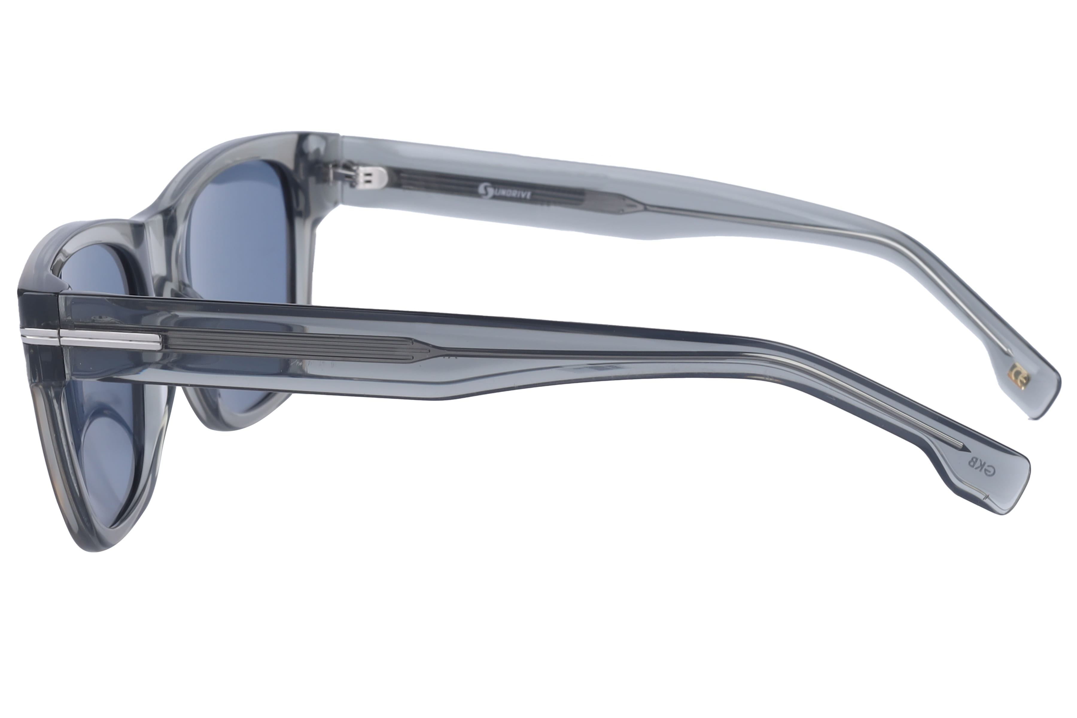 Inspira AT8668 Sunglass Transparent Grey Male Full Shell Sunglass — Transparent Grey frame — view 3
