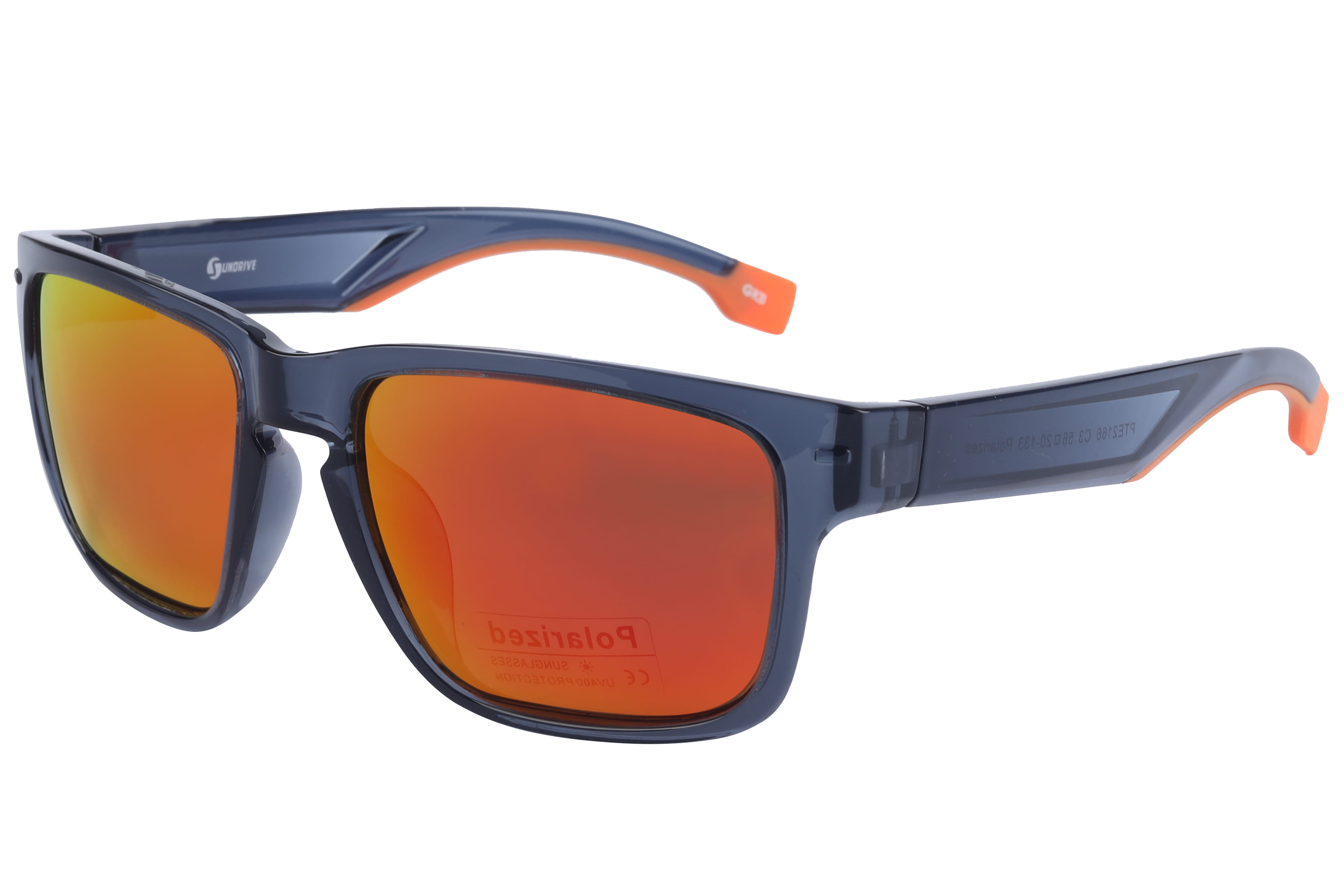 Inspira PTE2166 Sunglass Transparent Blue Male Full Shell Sunglass — view 1