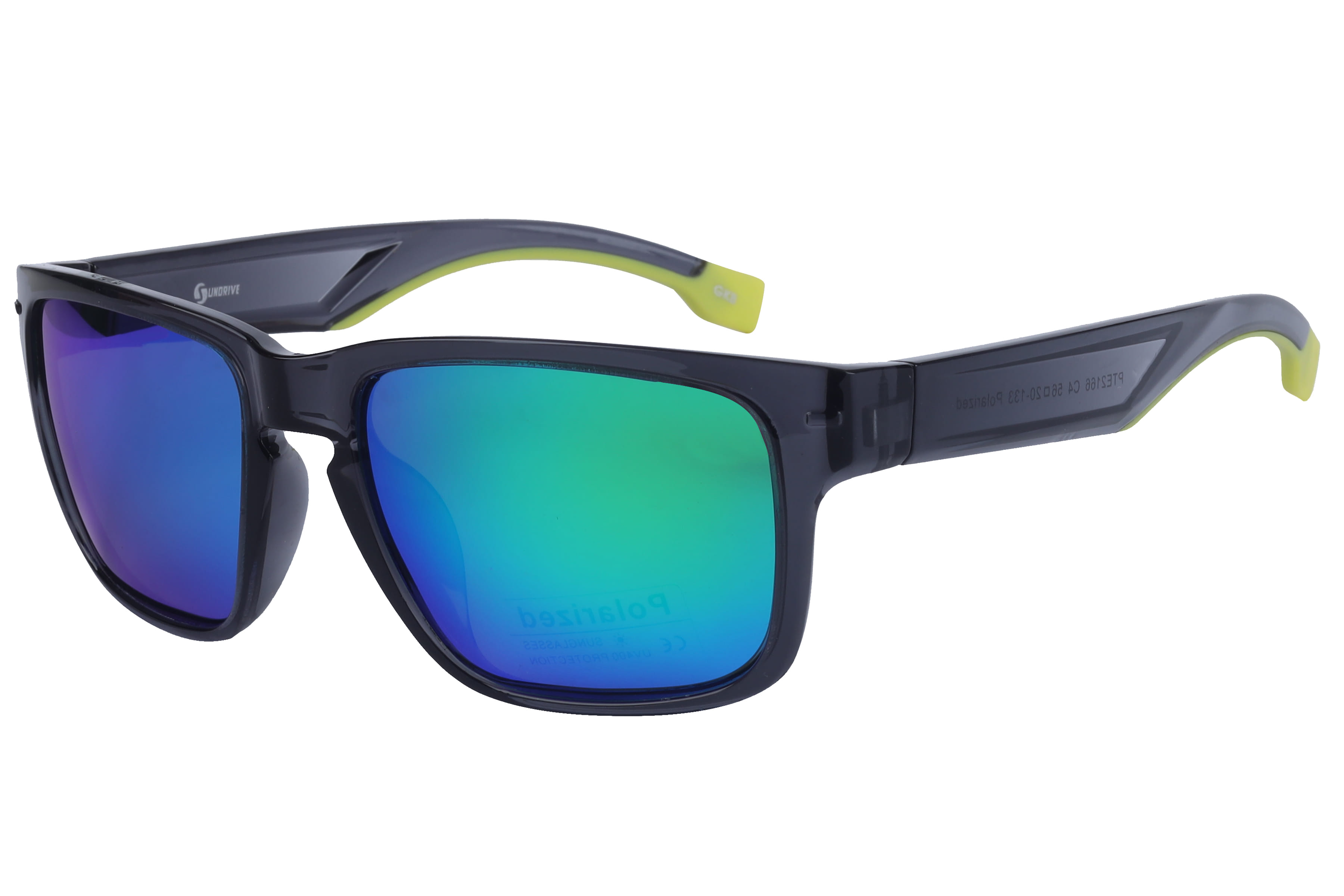 Inspira PTE2166 Sunglass Transparent Grey Male Full Shell Sunglass — view 1