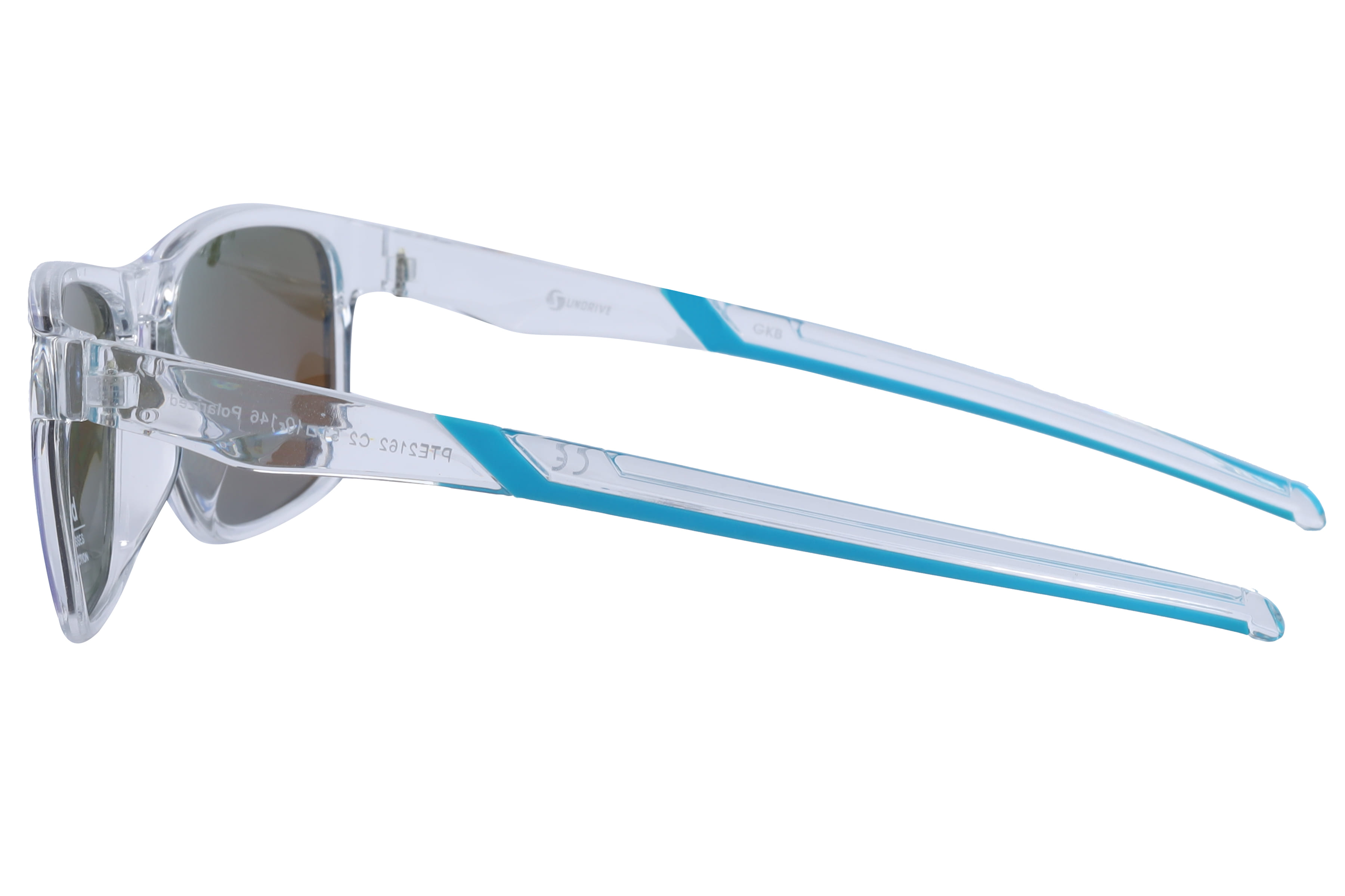 Inspira PTE2162 Sunglass Transparent Male Full Shell Sunglass — Transparent frame — view 2