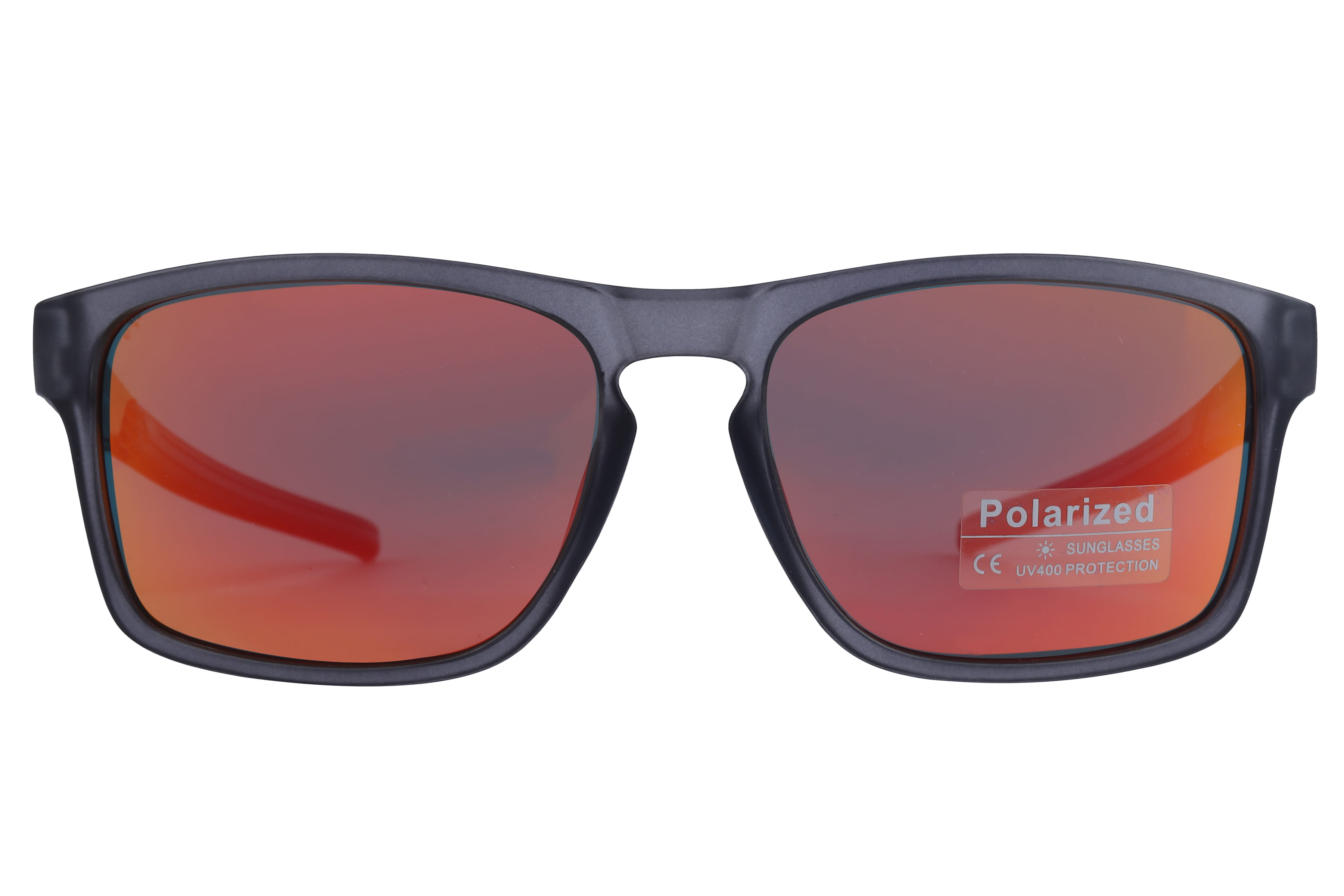 Inspira PTE2162 Sunglass Matt Grey Male Full Shell — Matt Black frame