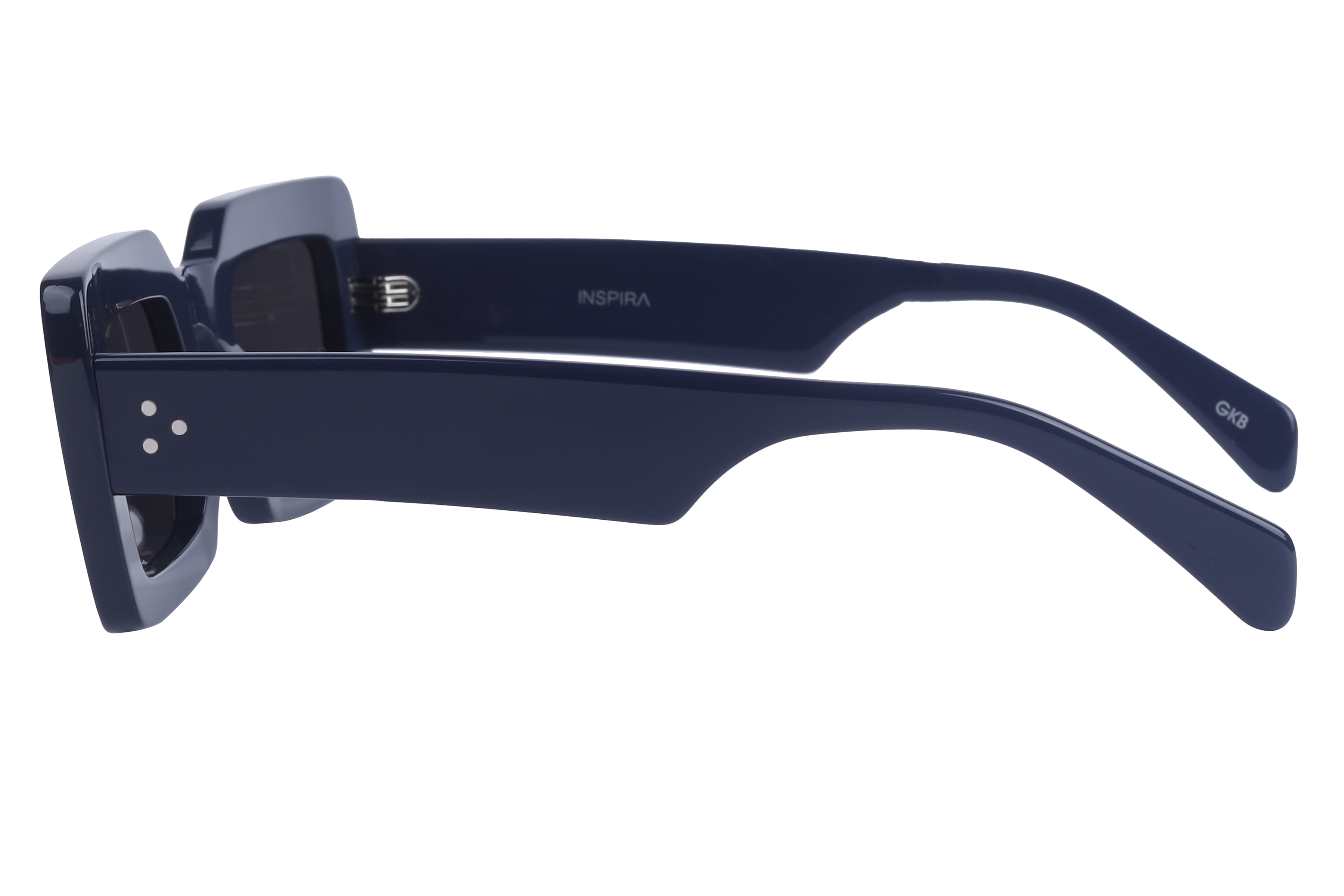 Inspira AT8693 Sunglass Blue Unisex Full Shell Sunglass — Blue frame — view 2
