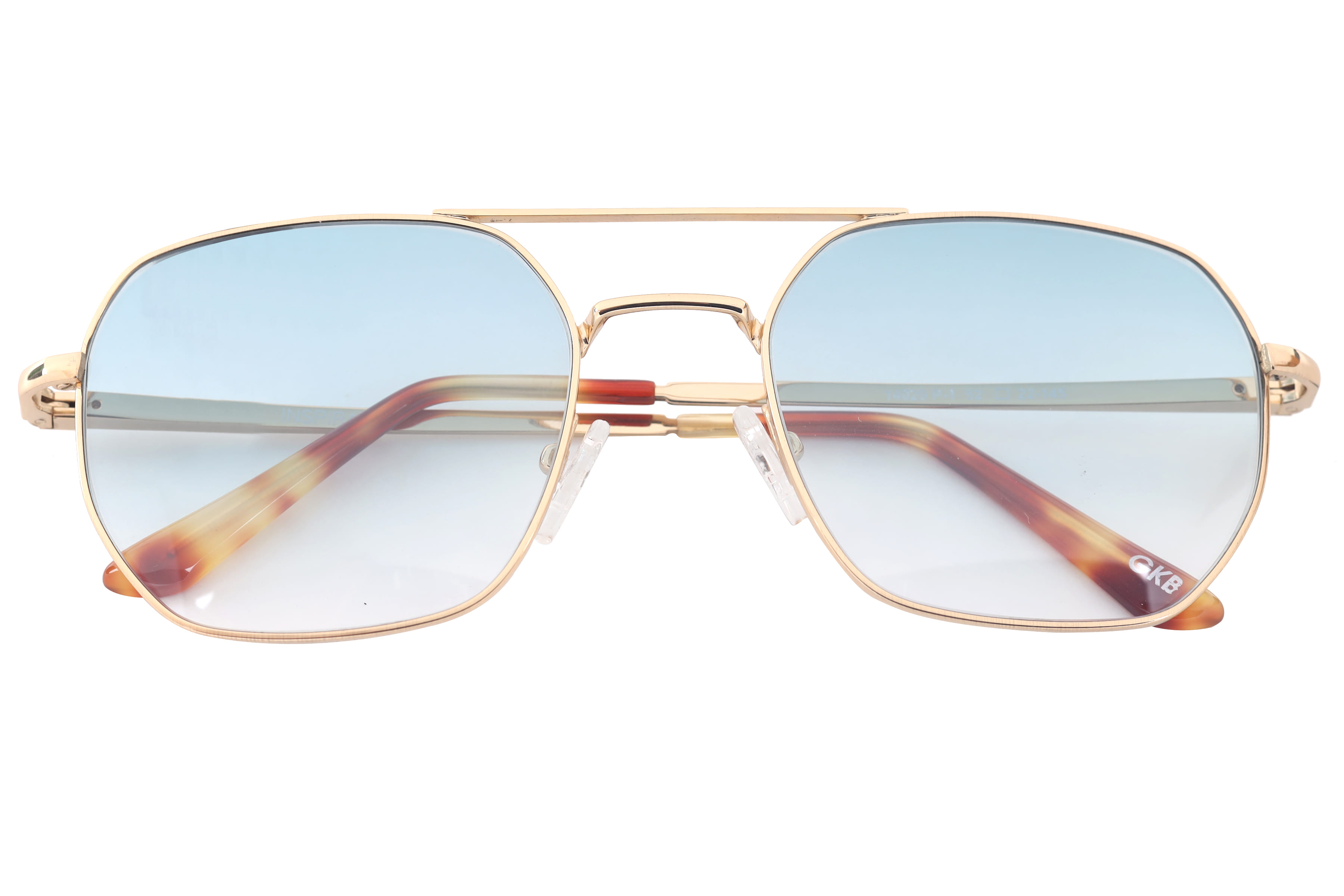 Inspira 14029 Sunglass Gold Male Full Metal Sunglass — Gold frame — view 4