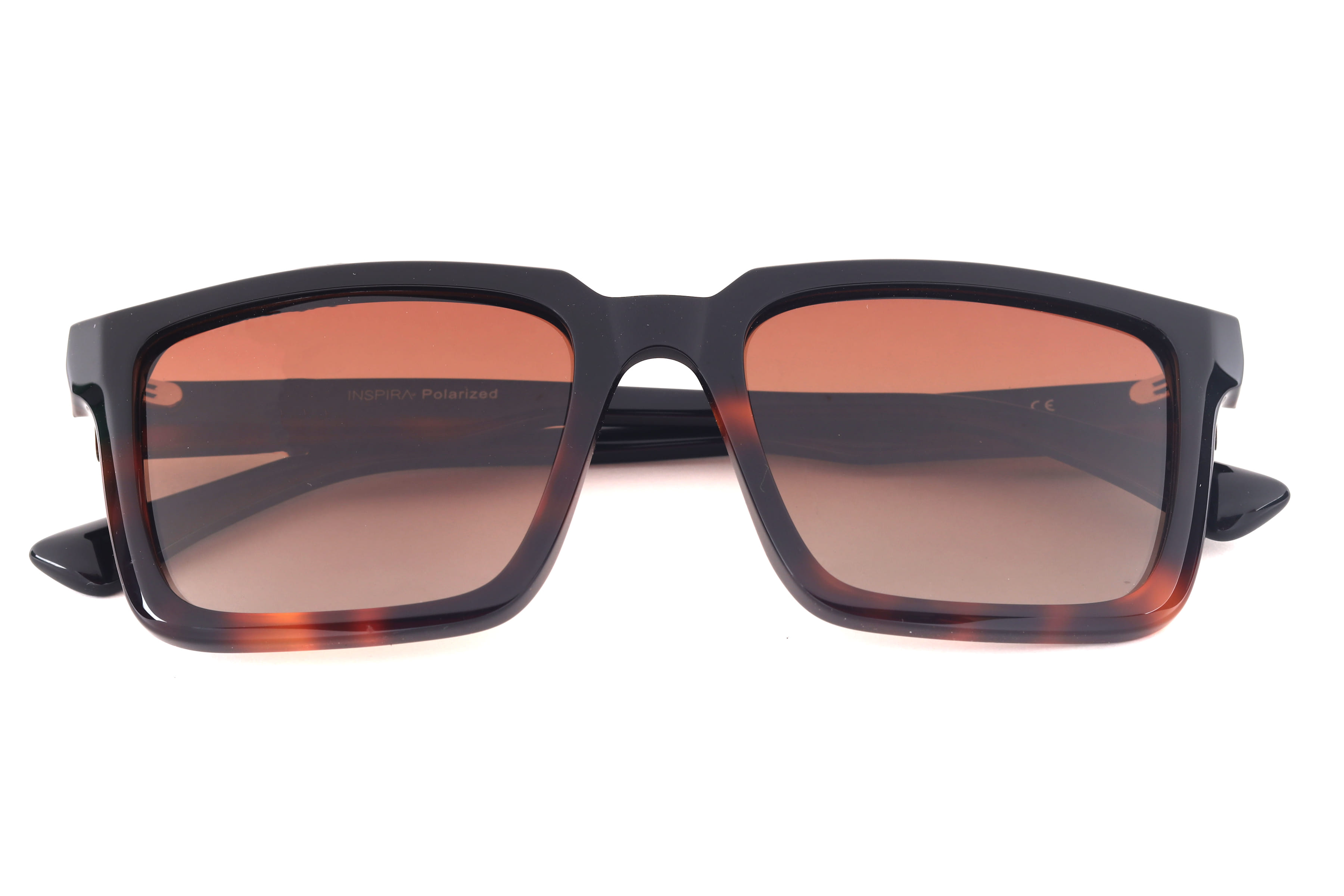 Inspira BAF2025L Sunglass Havana Male Full Shell Sunglass — Havana frame — view 3