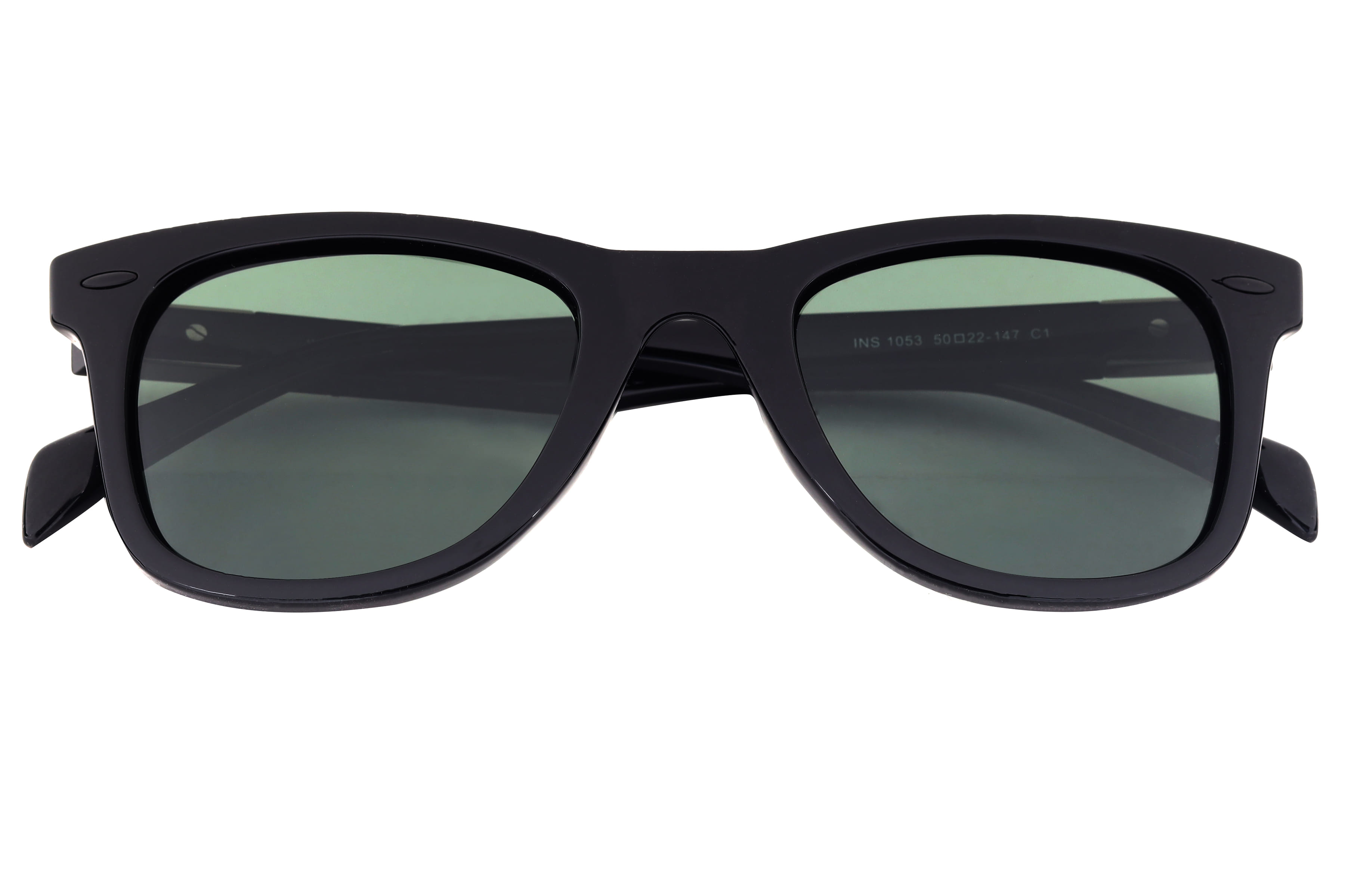 Inspira INS 1053 Sunglass Black Male Full Shell Sunglass — Black frame — view 3