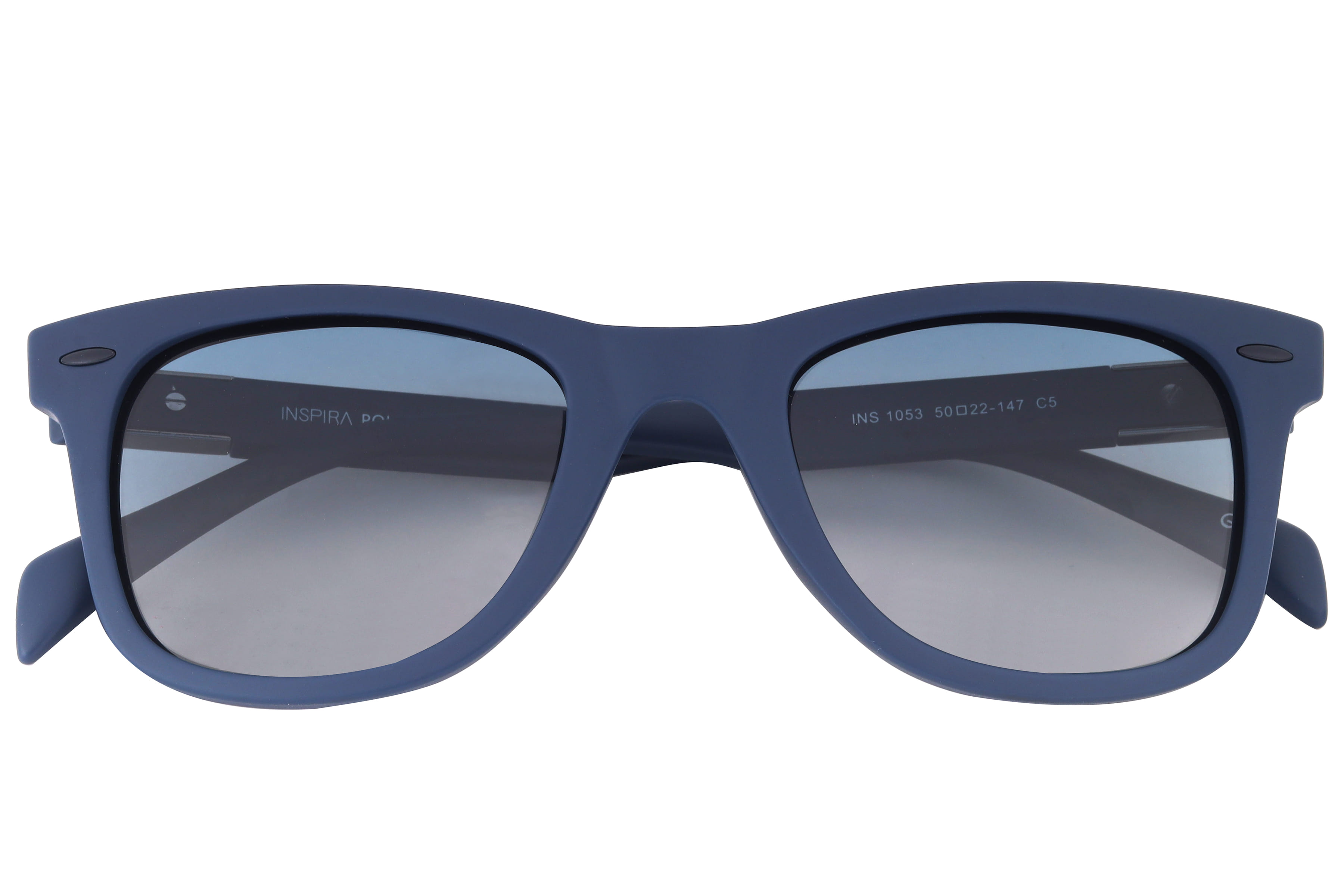 Inspira INS 1053 Sunglass Matt Blue Male Full Shell Sunglass — Matt Blue frame — view 2