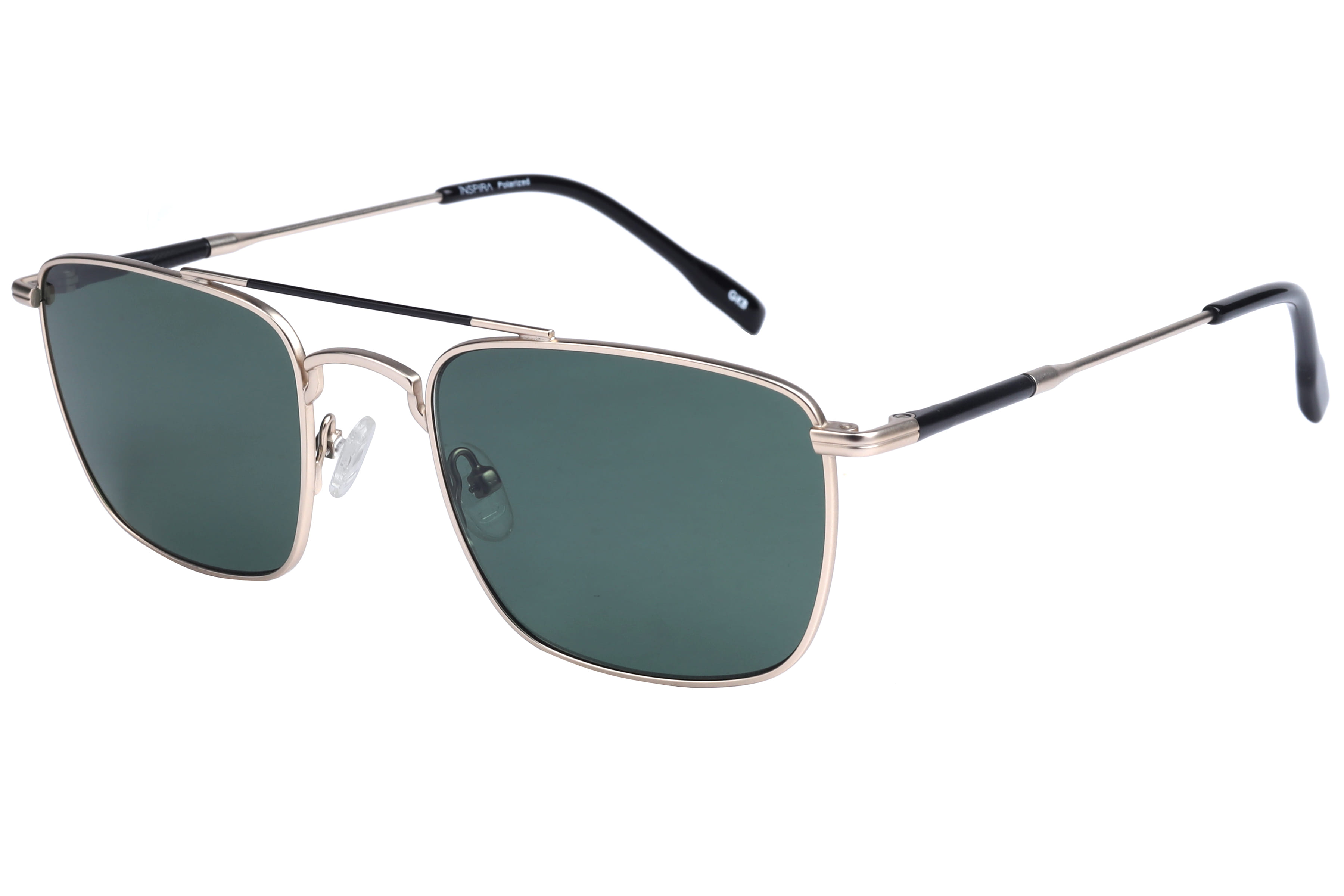 Inspira VS6537 Sunglass Matt Gold Unisex Full Metal Sunglass — Matt Gold frame — view 1