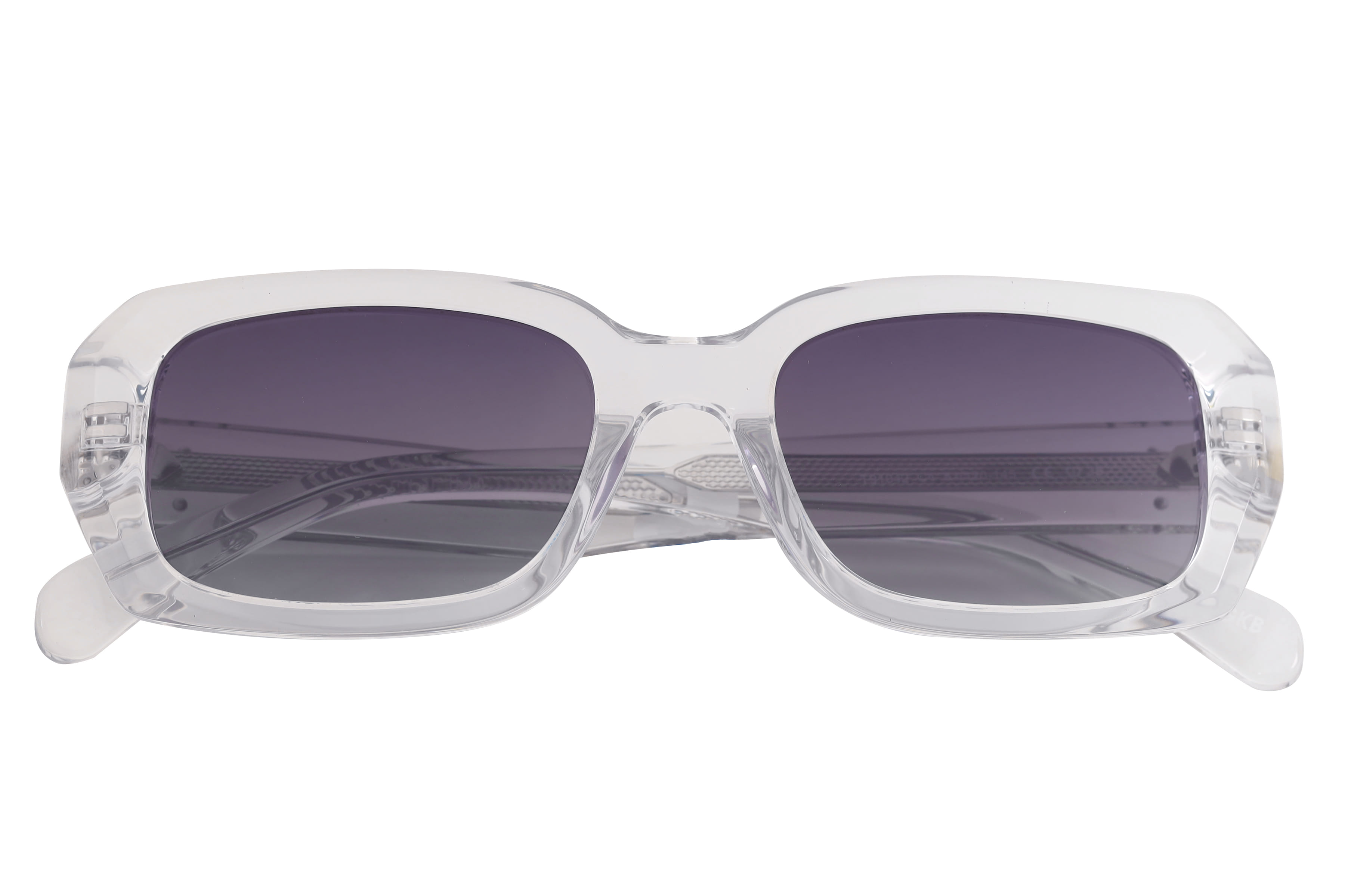 Inspira T91042 Sunglass Transparent Unisex Full Shell Sunglass — Transparent frame — view 4