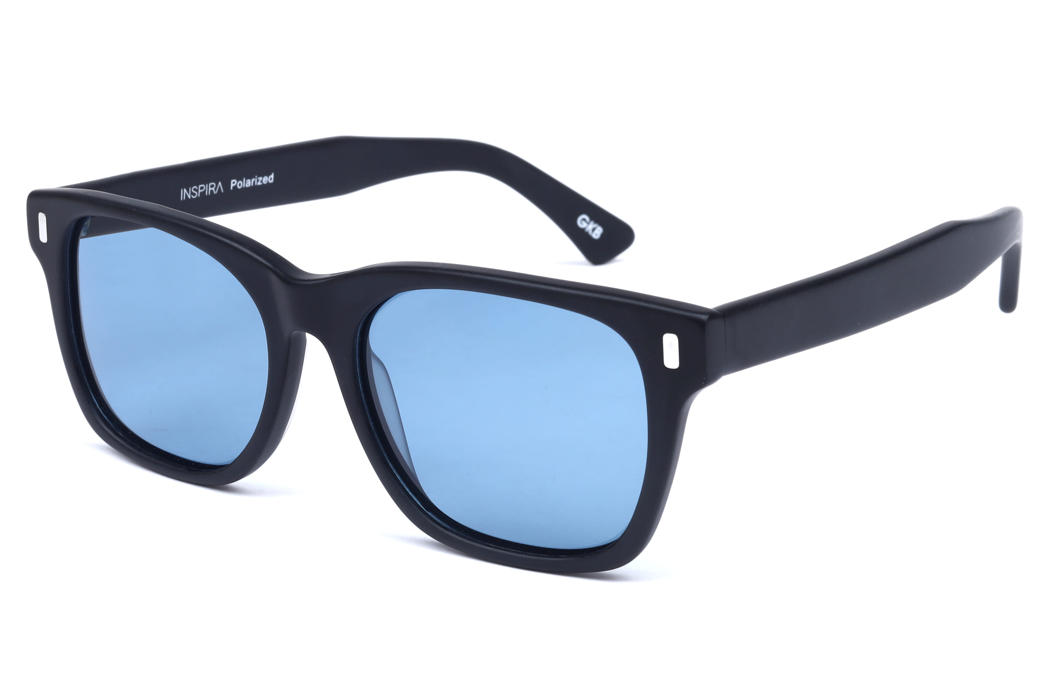 Inspira VS6553 Sunglass Matt Black Male Full Shell Sunglass — Matt Black frame — view 1