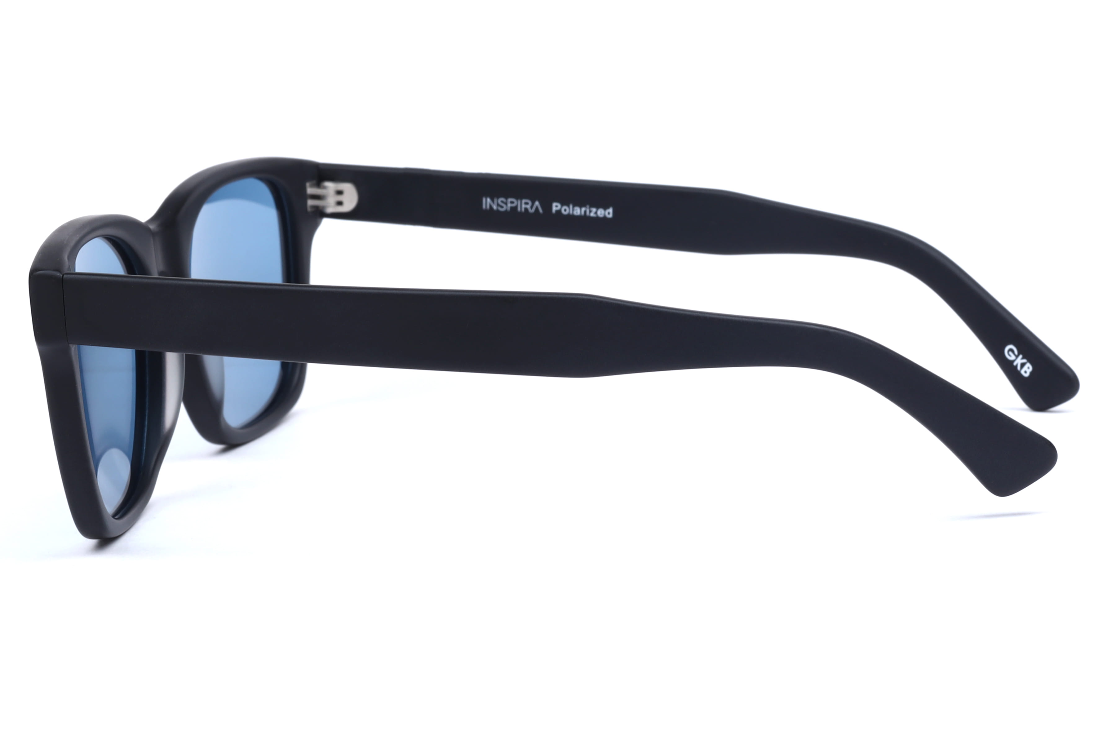 Inspira VS6553 Sunglass Matt Black Male Full Shell Sunglass — Matt Black frame — view 3