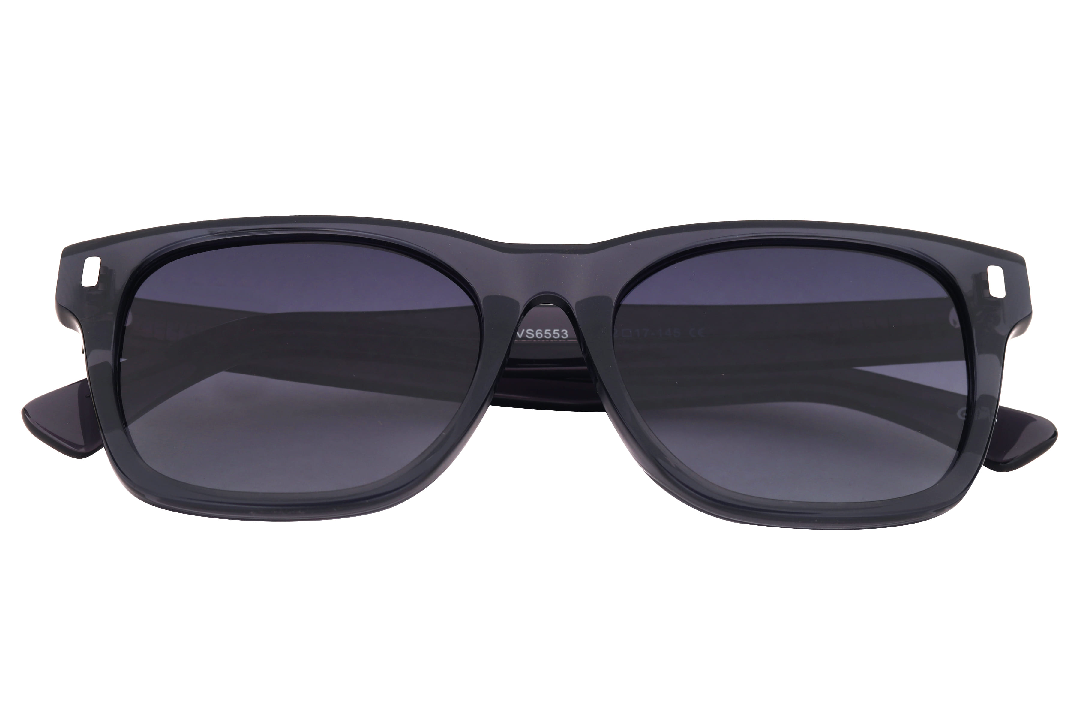 Inspira VS6553 Sunglass Grey Male Full Shell Sunglass — Grey frame — view 2