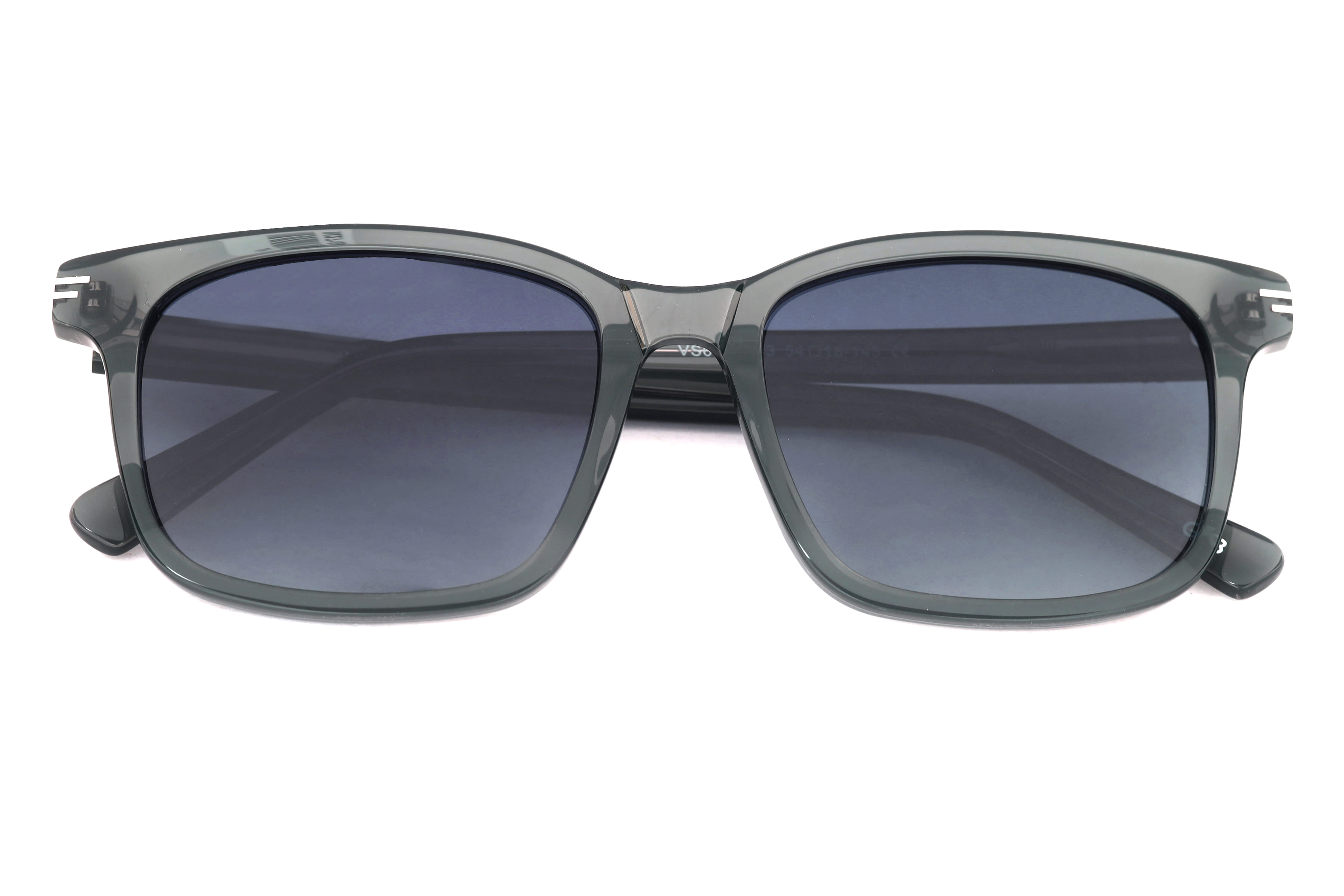 Inspira VS6564 Sunglass Transparent Grey Male Full Shell Sunglass — Transparent Grey frame — view 4