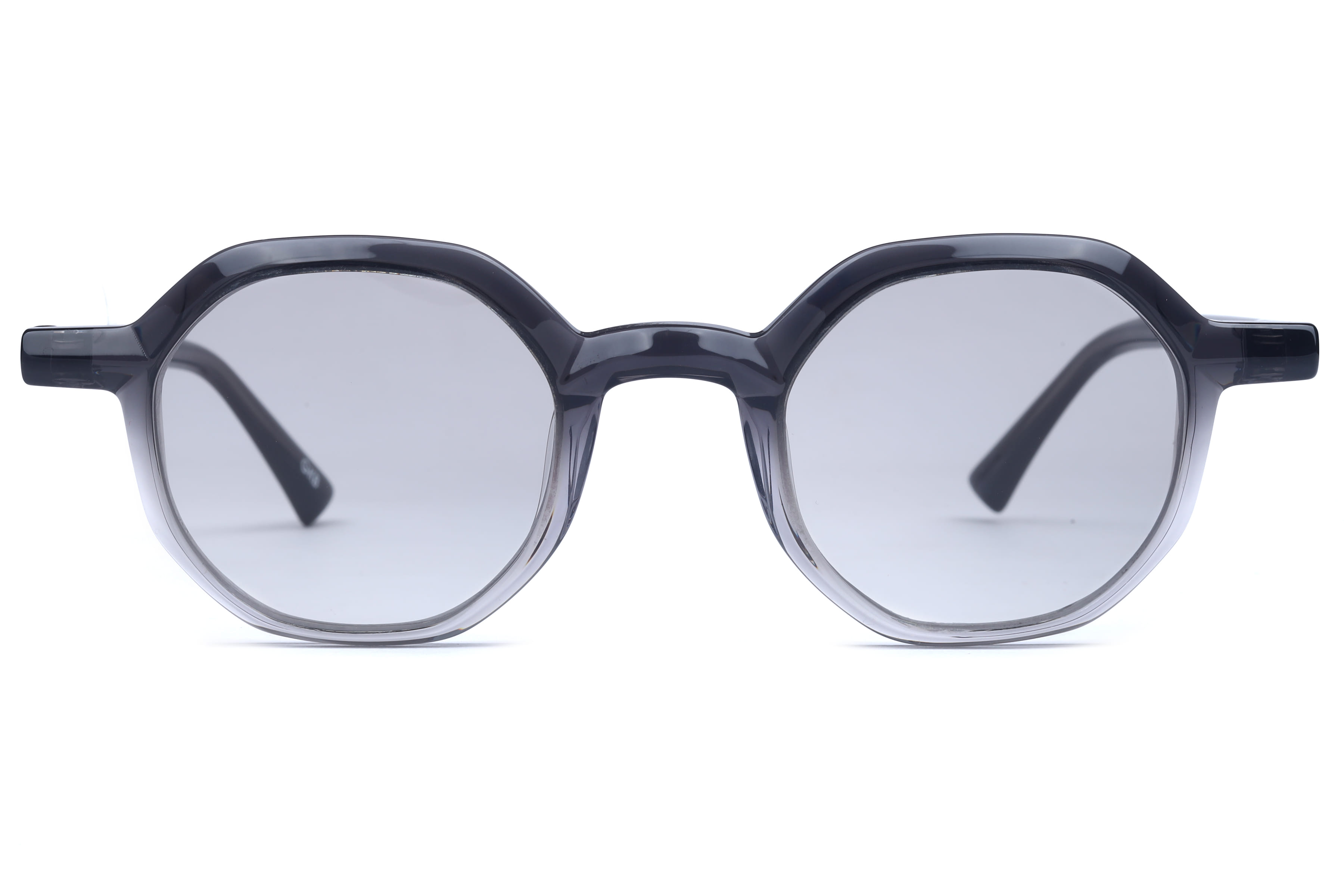 Inspira VS6570 Sunglass Transparent Grey Unisex Full Shell — Maroon frame
