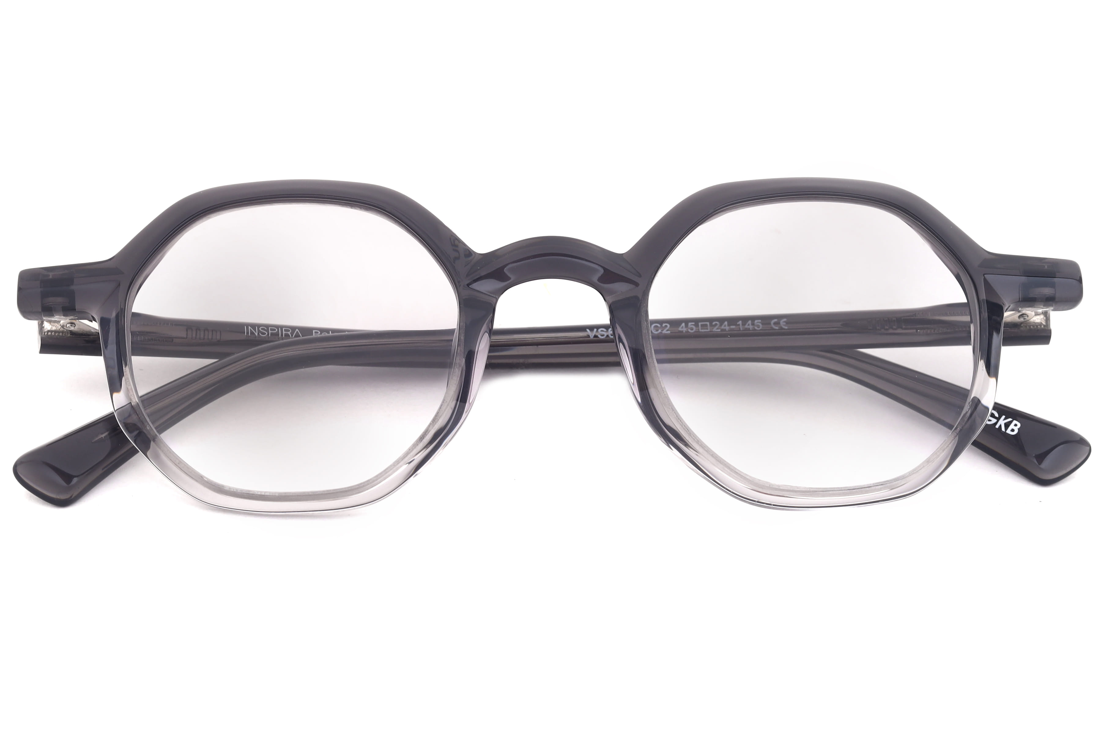 Inspira VS6570 Sunglass Transparent Grey Unisex Full Shell Sunglass — view 10