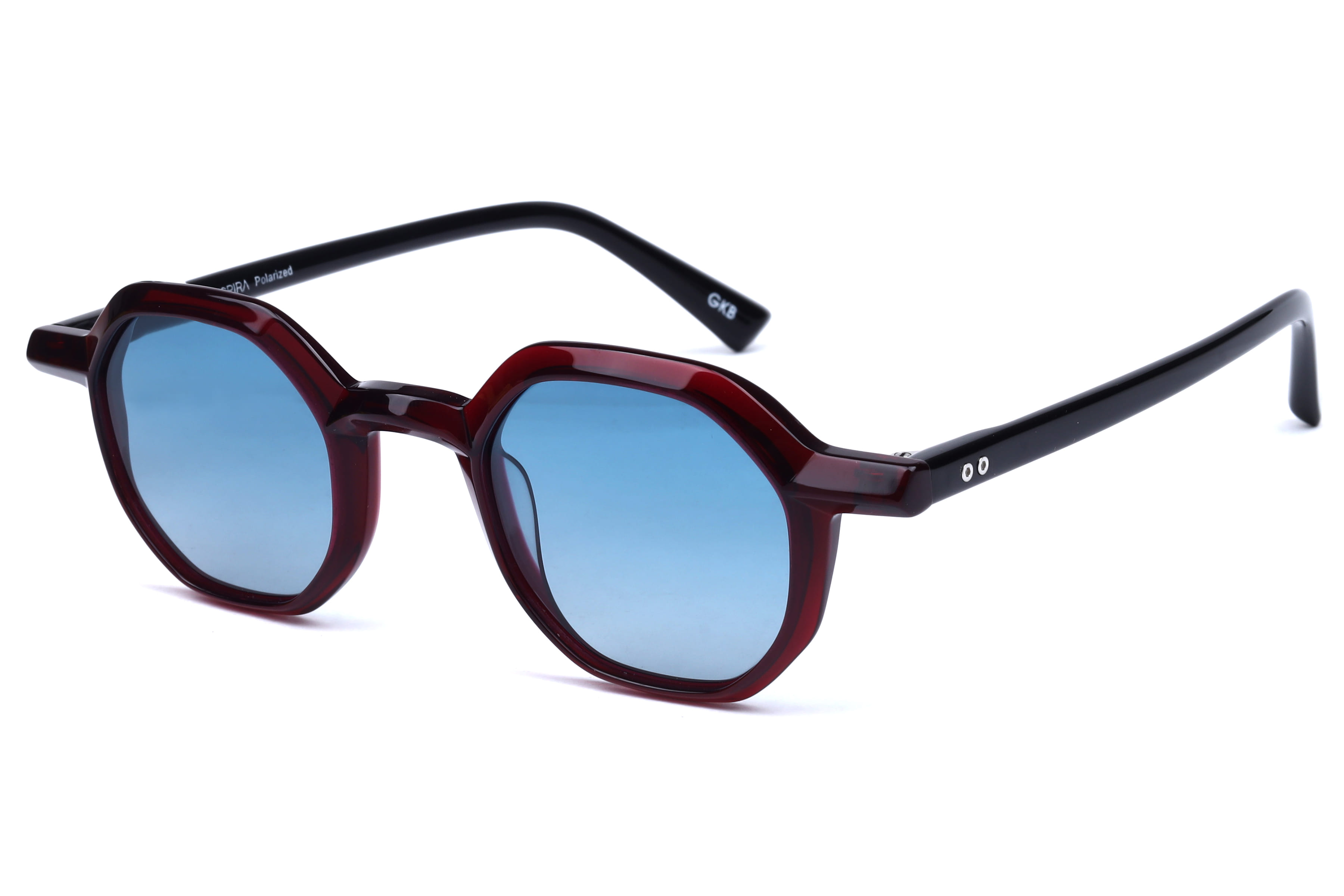 Inspira VS6570 Sunglass Maroon Unisex Full Shell Sunglass — Maroon frame — view 1