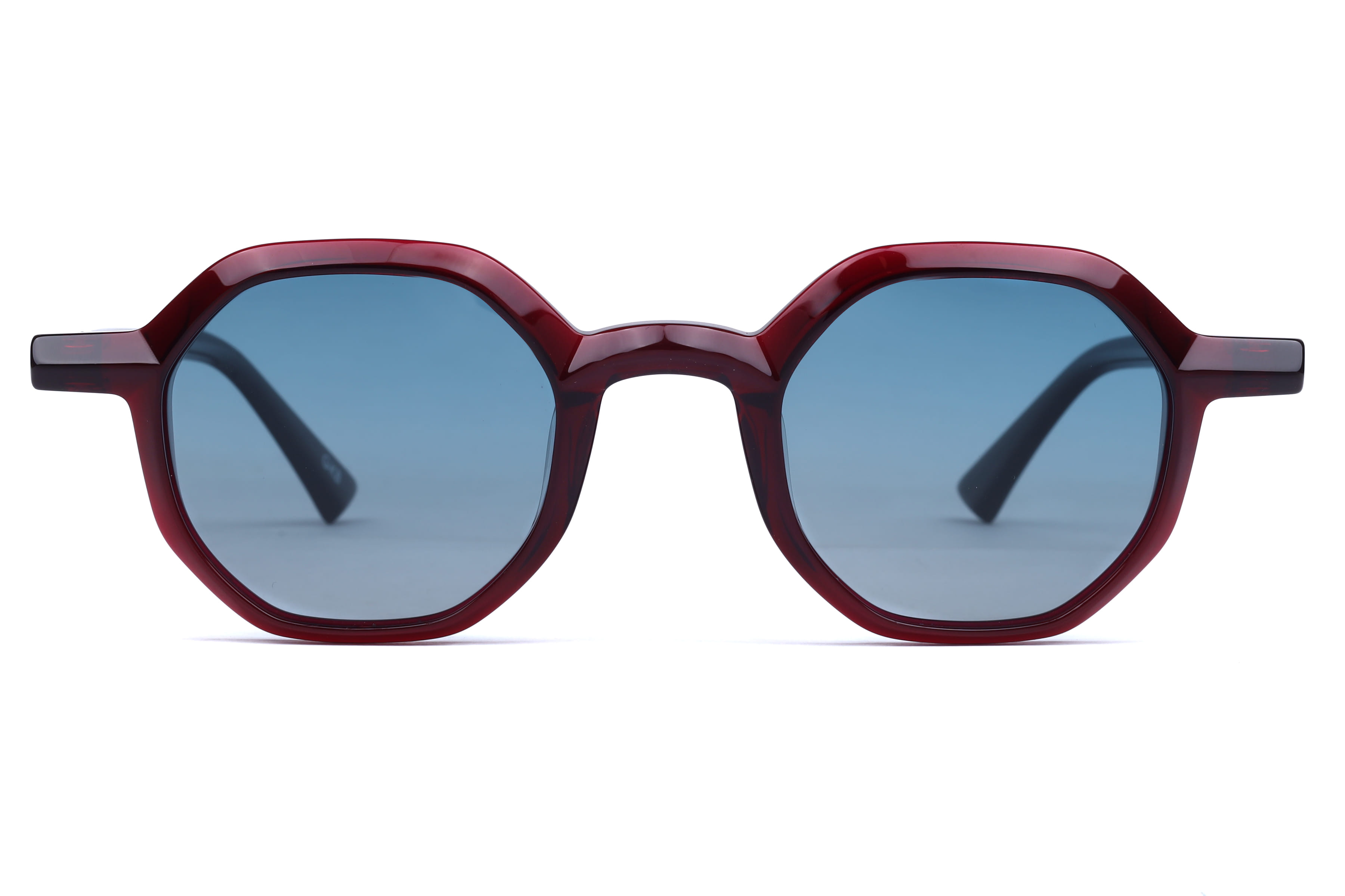 Inspira VS6570 Sunglass Maroon Unisex Full Shell — Maroon frame