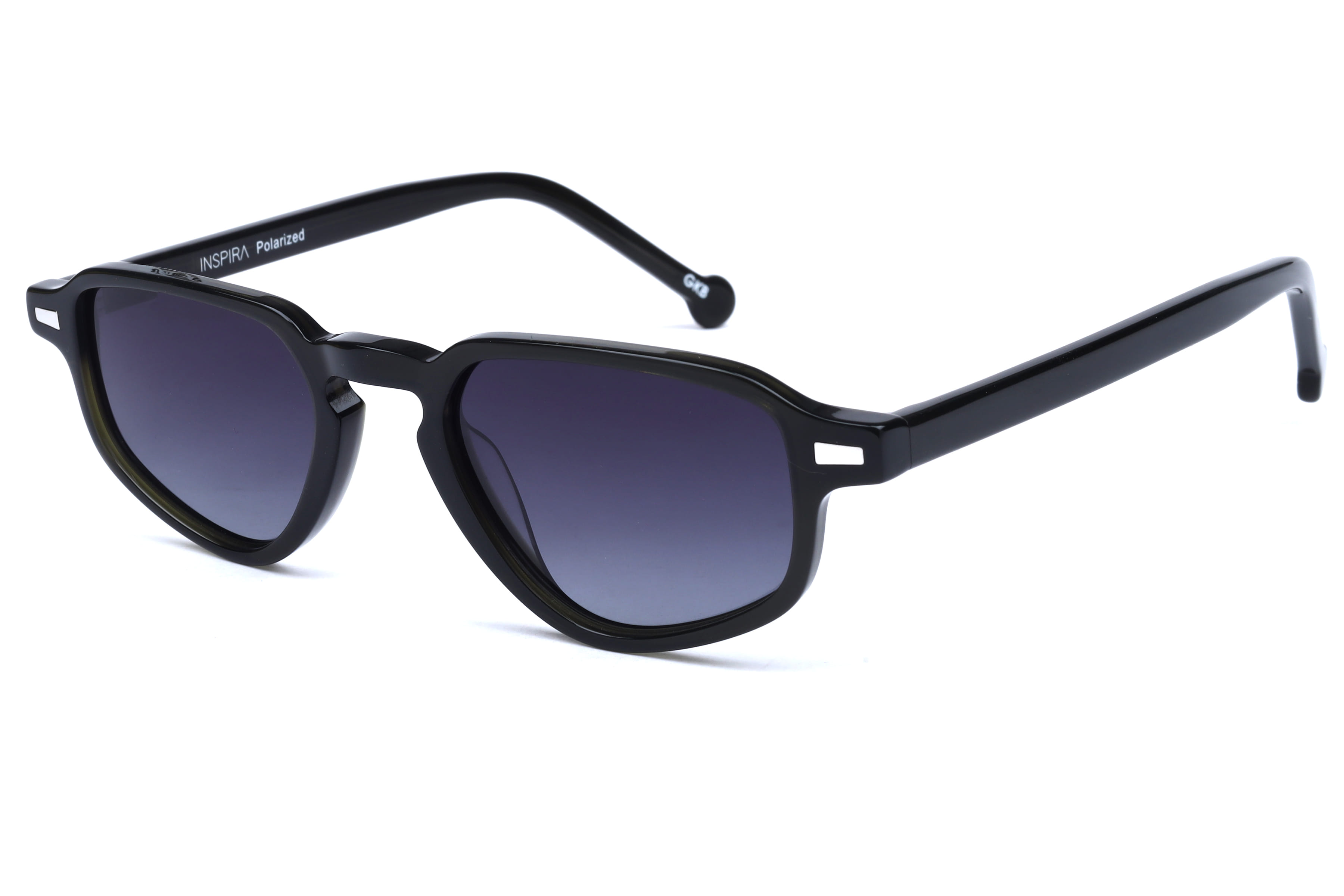 Inspira VS6571 Sunglass Olive Unisex Full Shell Sunglass — Olive frame — view 1