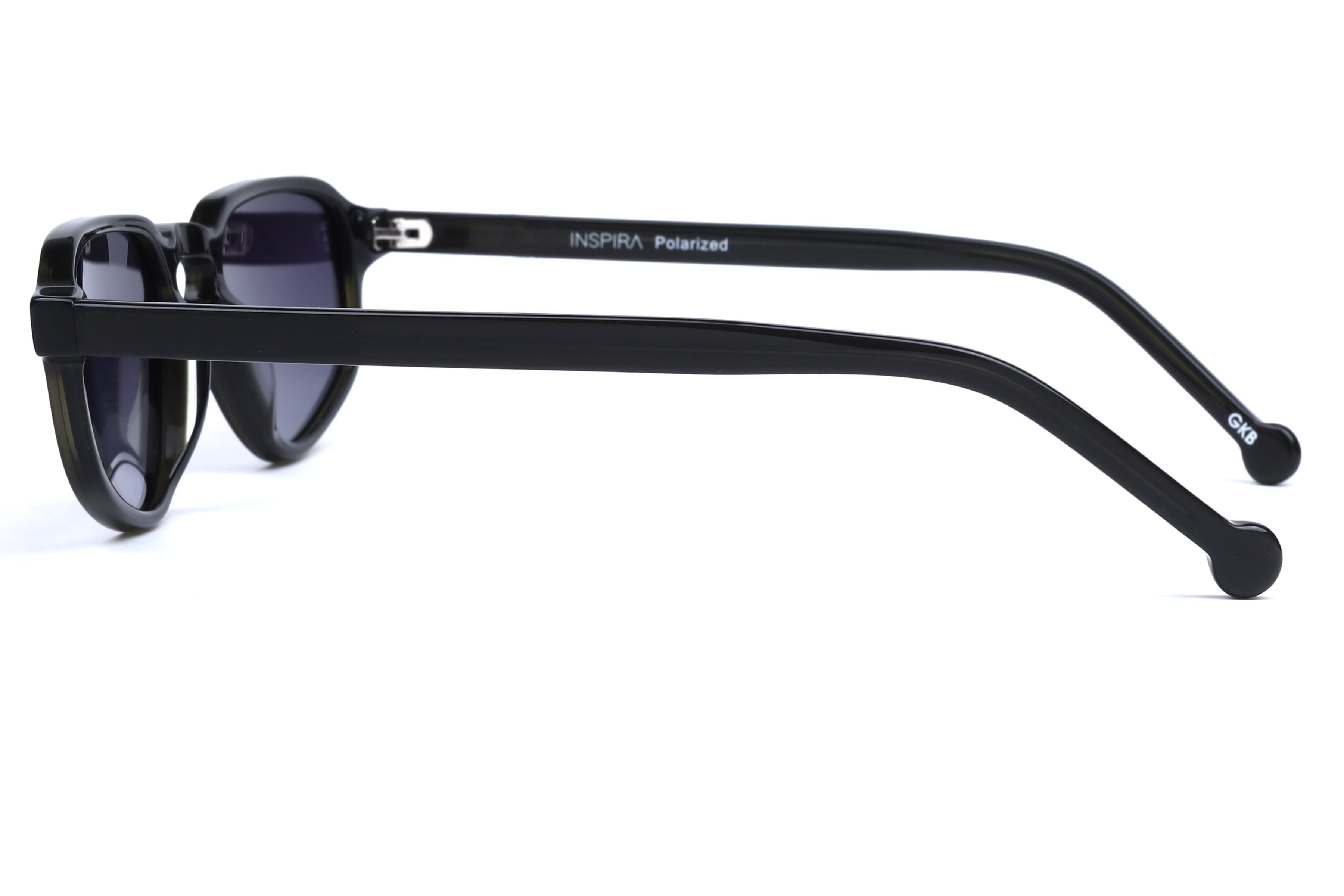 Inspira VS6571 Sunglass Olive Unisex Full Shell Sunglass — Olive frame — view 3