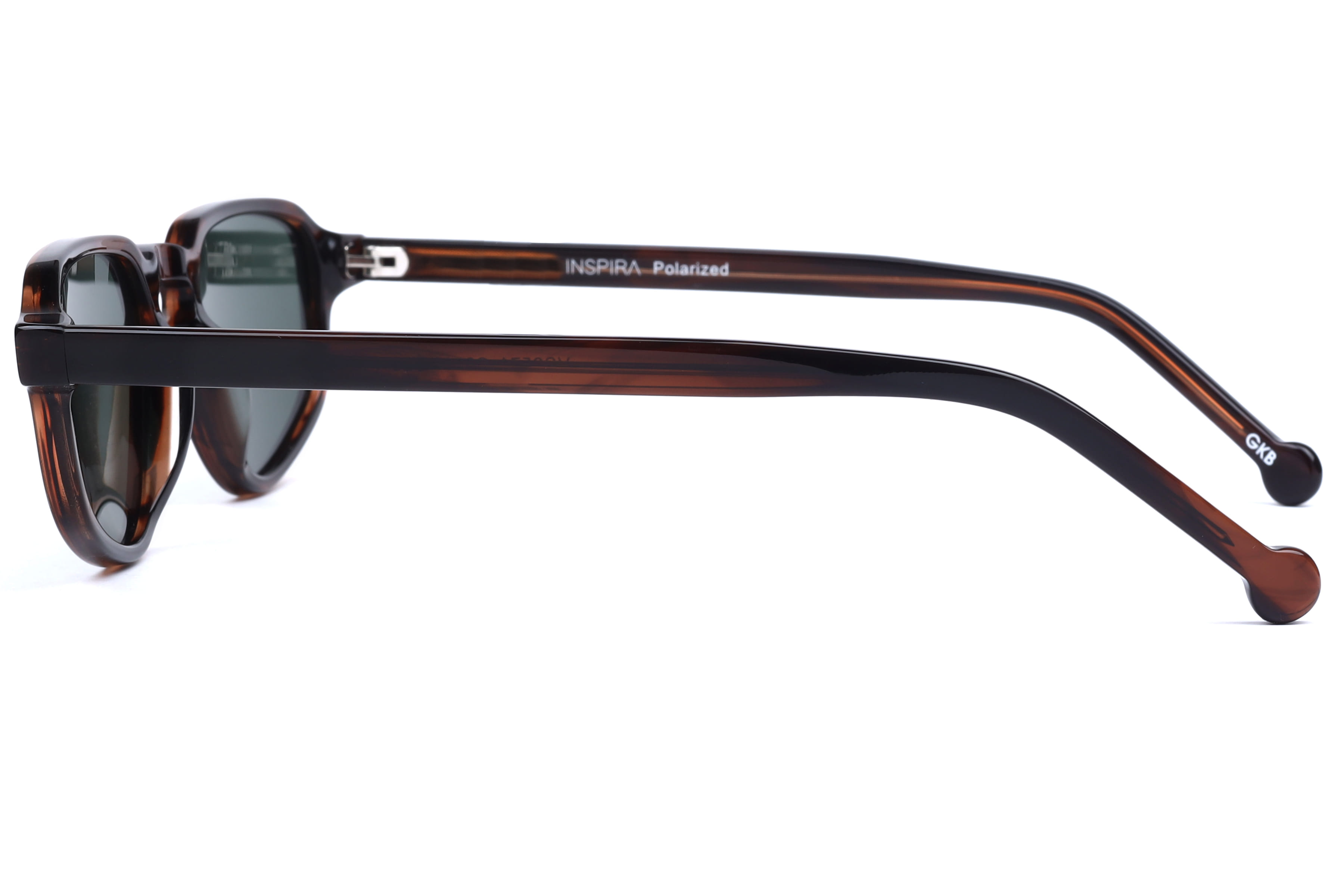 Inspira VS6571 Sunglass Havana Unisex Full Shell Sunglass — Havana frame — view 3
